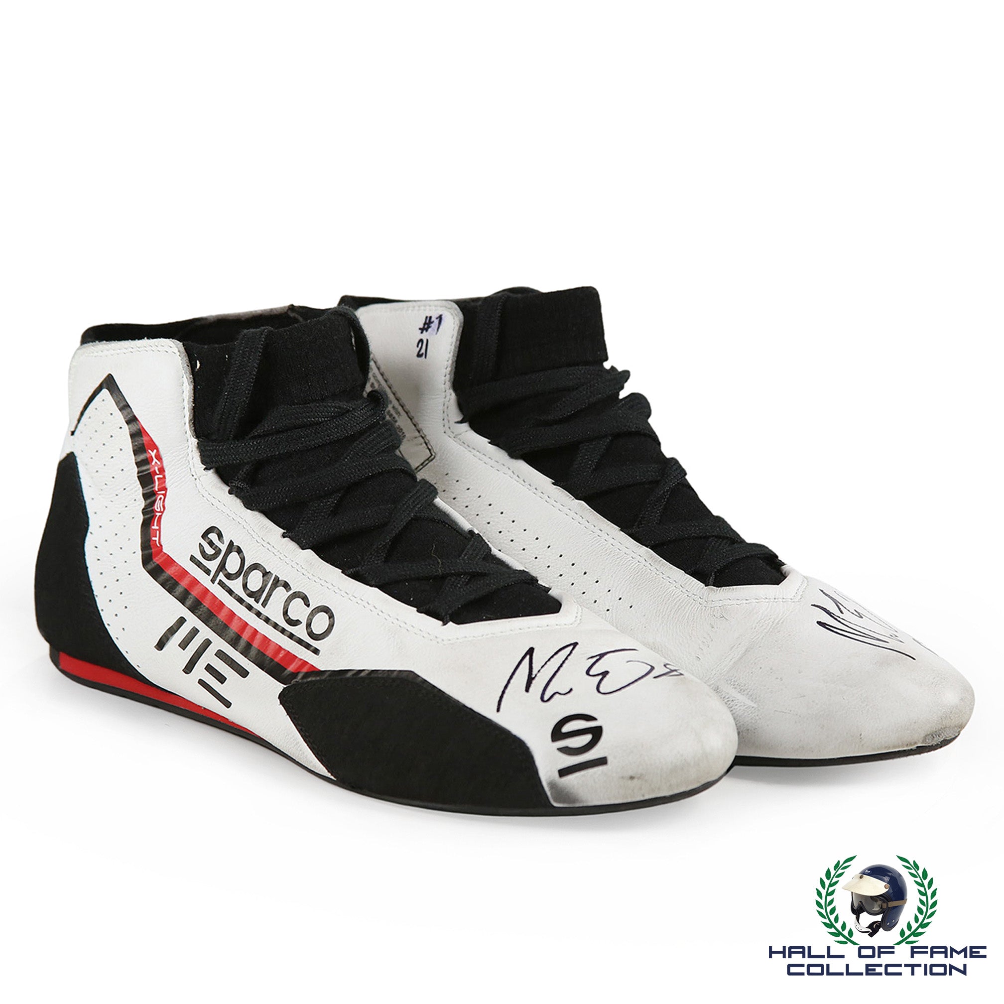 2021 Marcus Ericsson Signed Race Used Chip Ganassi Racing IndyCar Boots
