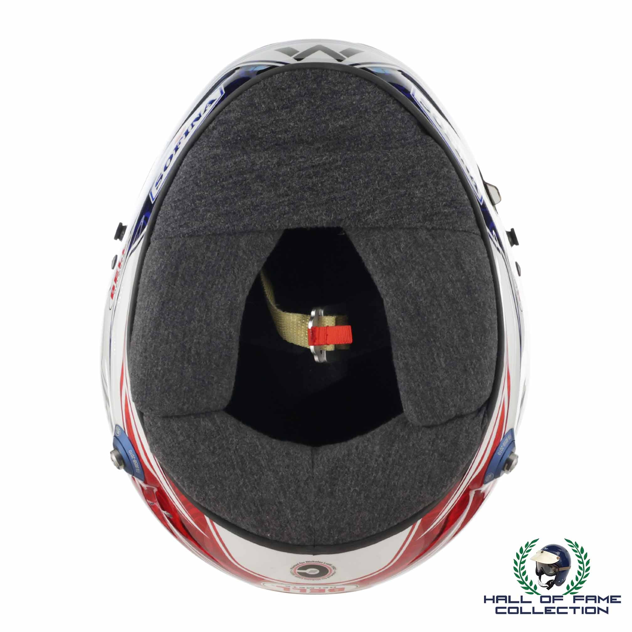 2021 Nicholas Latifi Signed Race Used Williams Bell HP 77 F1 Helmet