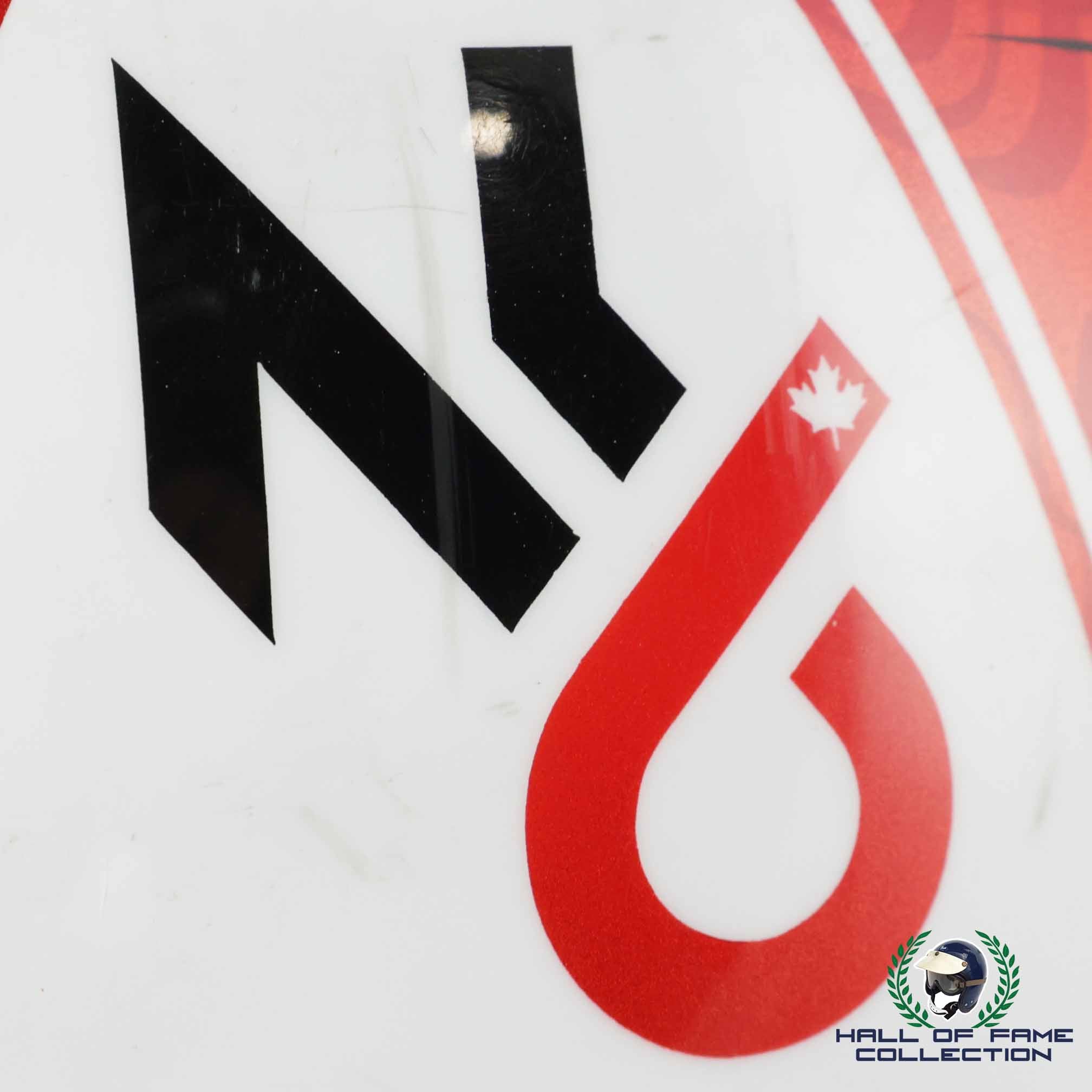 2021 Nicholas Latifi Signed Race Used Williams Bell HP 77 F1 Helmet