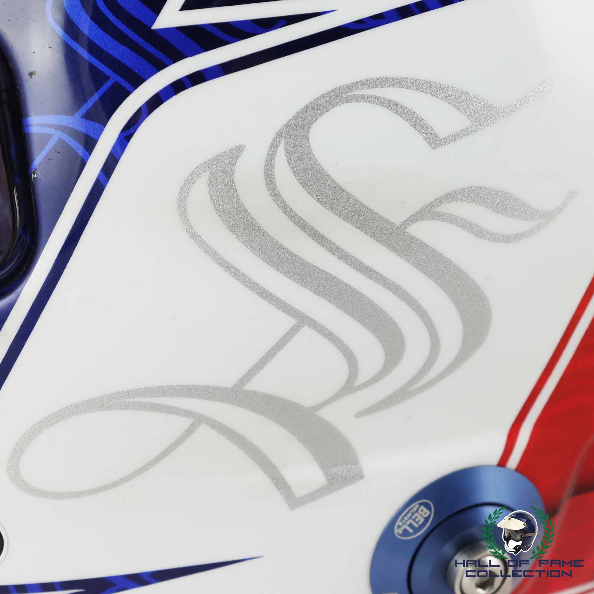 2021 Nicholas Latifi Signed Race Used Williams Bell HP 77 F1 Helmet