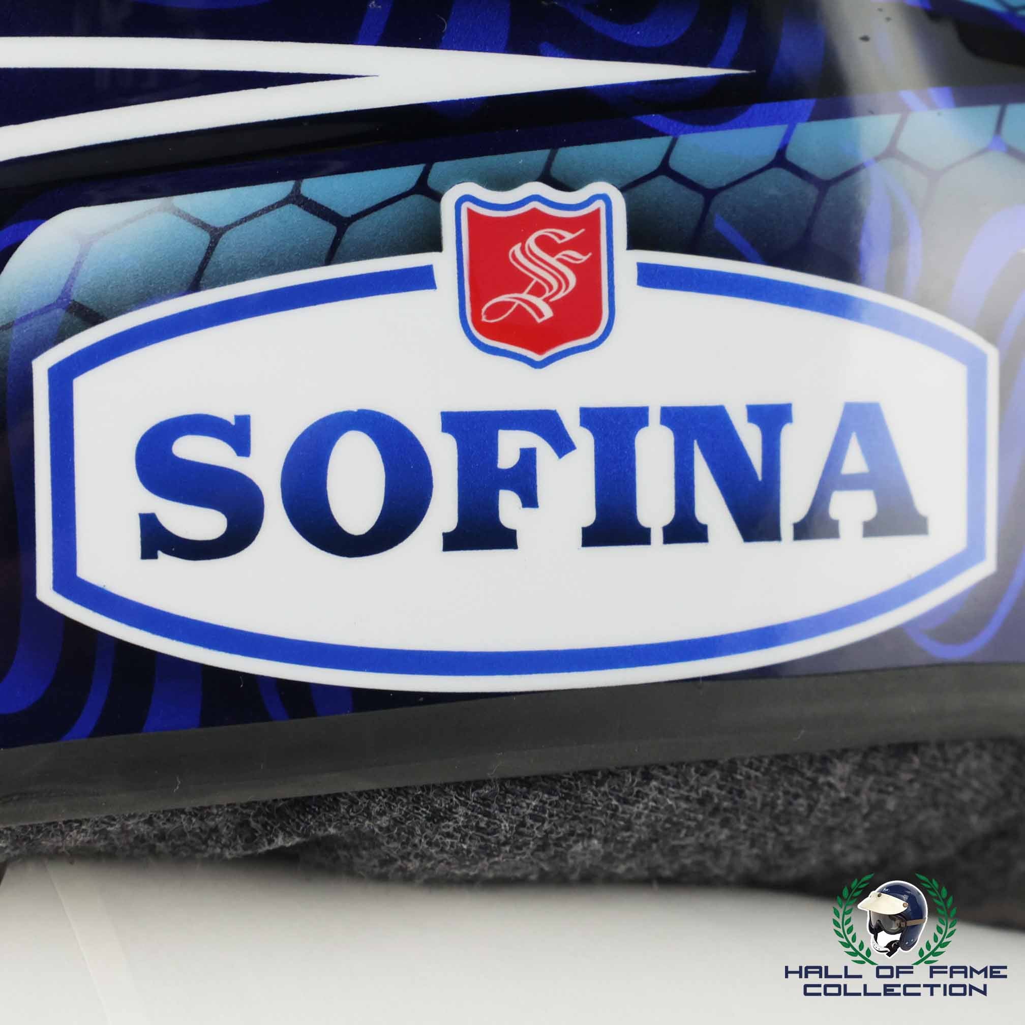 2021 Nicholas Latifi Signed Race Used Williams Bell HP 77 F1 Helmet