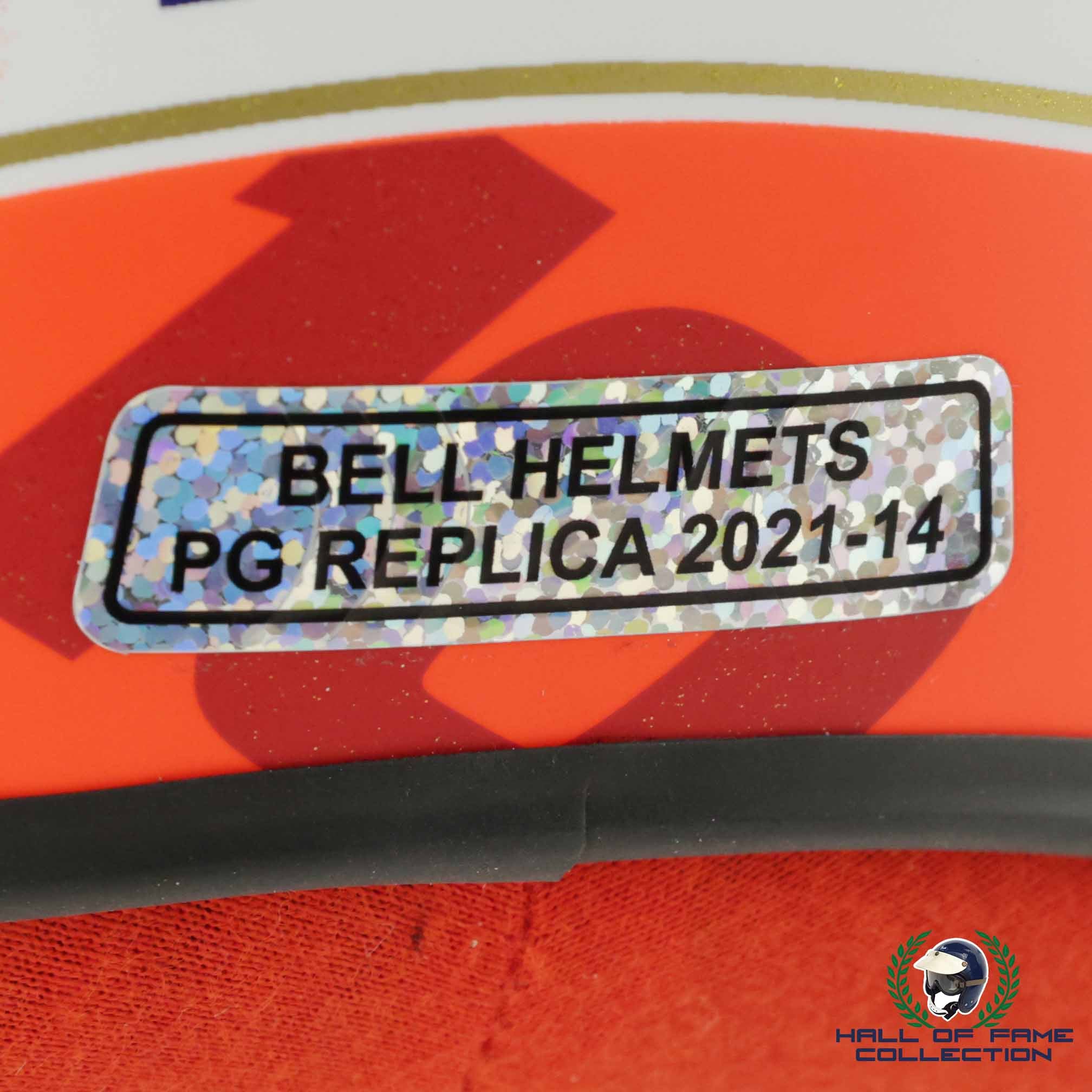 2021 Pierre Gasly Signed Official Bell Replica AlphaTauri F1 Helmet