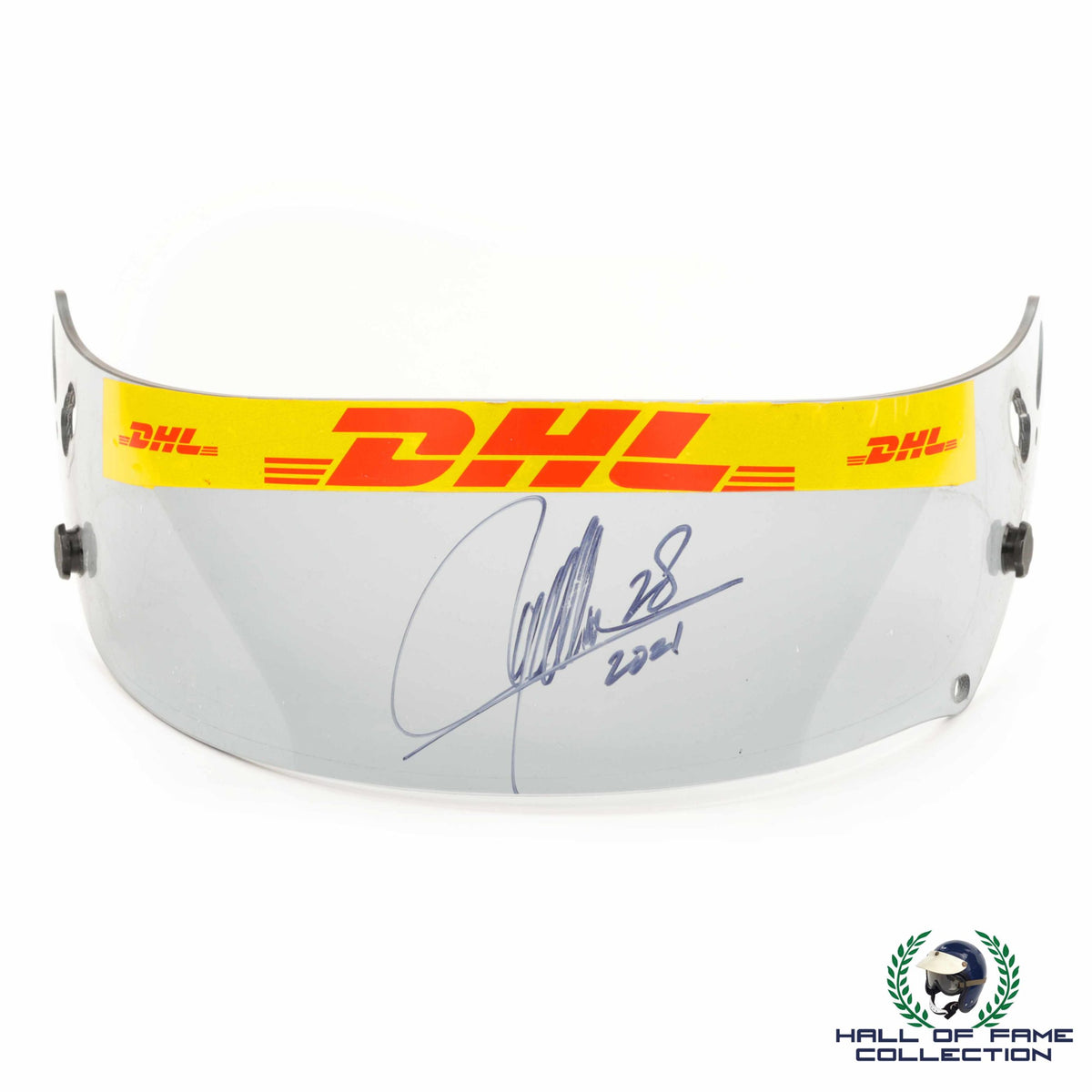 2021 Ryan Hunter-Reay Signed St Pete Used Andretti Autosport IndyCar Visor