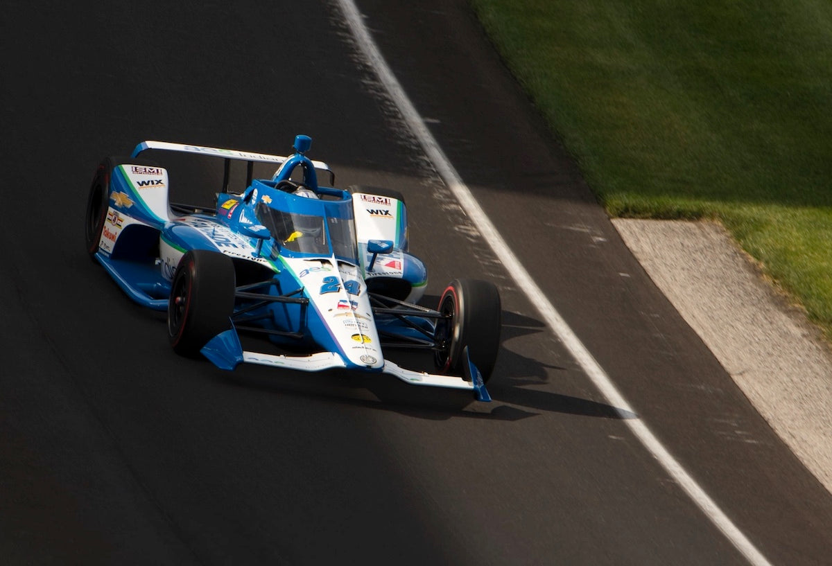 2021 Sage Karam Signed Race Used Dreyer & Reinbold Racing Indy 500 Gloves