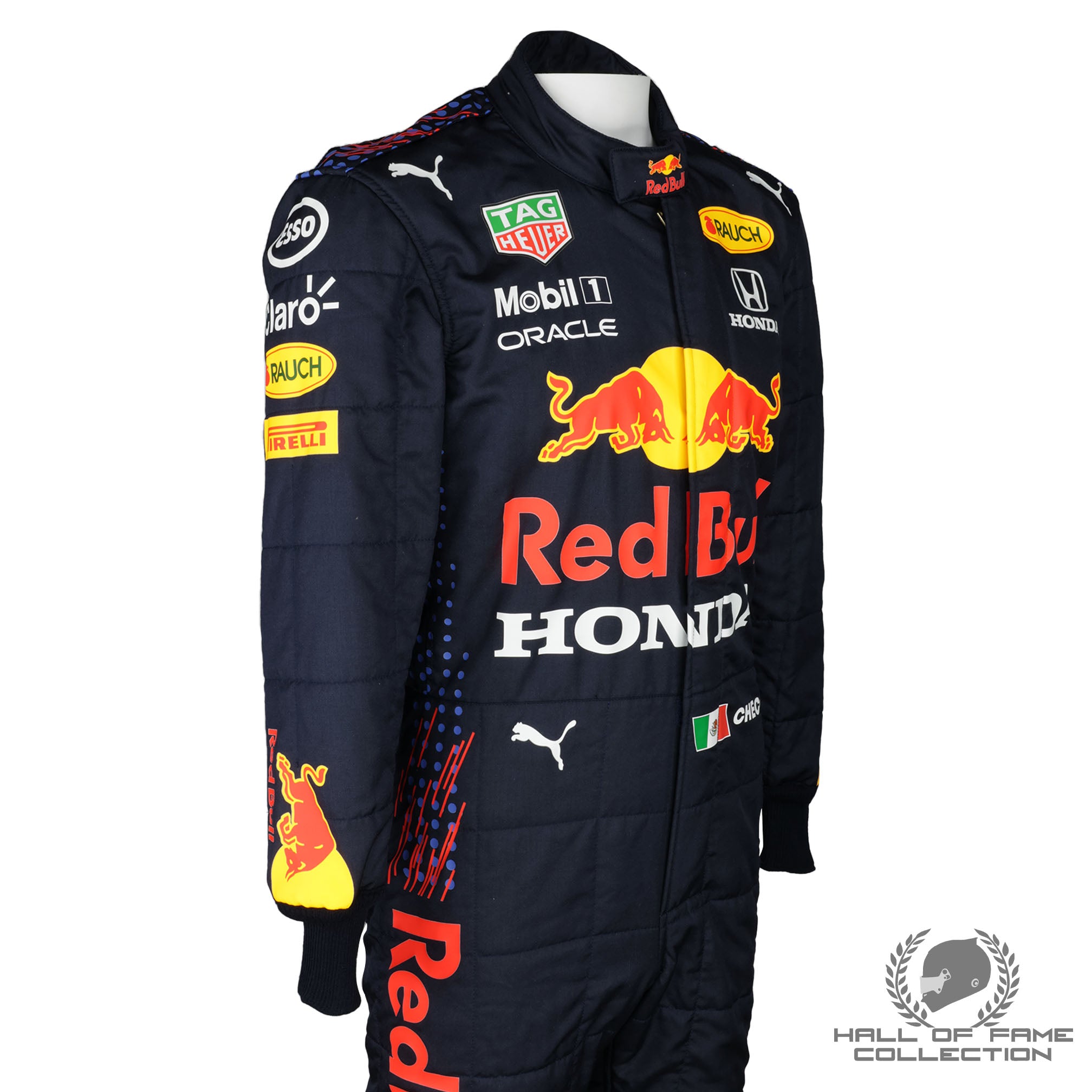 2021 Sergio Perez Race Worn Red Bull Racing F1 Suit