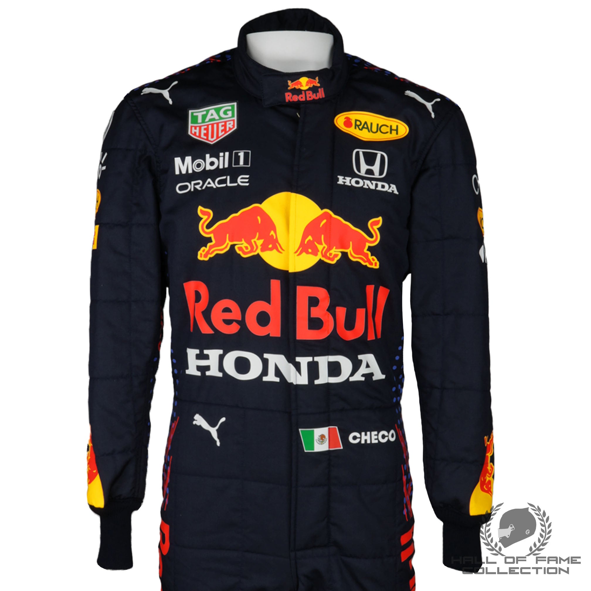 2021 Sergio Perez Race Worn Red Bull Racing F1 Suit