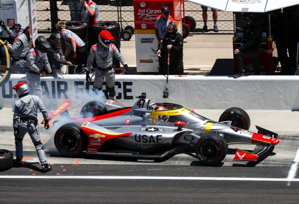 2021 Conor Daly Signed Personal Worn U.S. Air Force IndyCar Driver Shirt