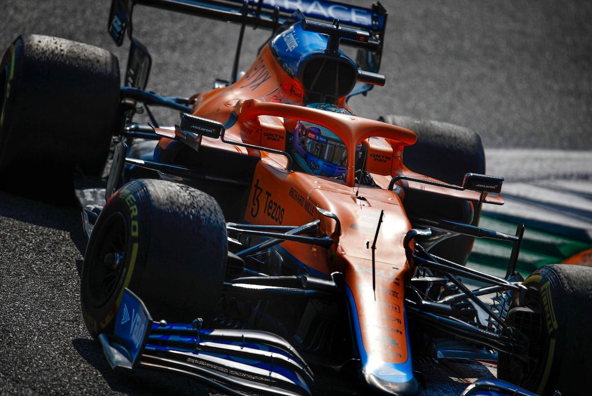 2021 Daniel Ricciardo Signed Official Promo Arai GP7 McLaren F1 Helmet