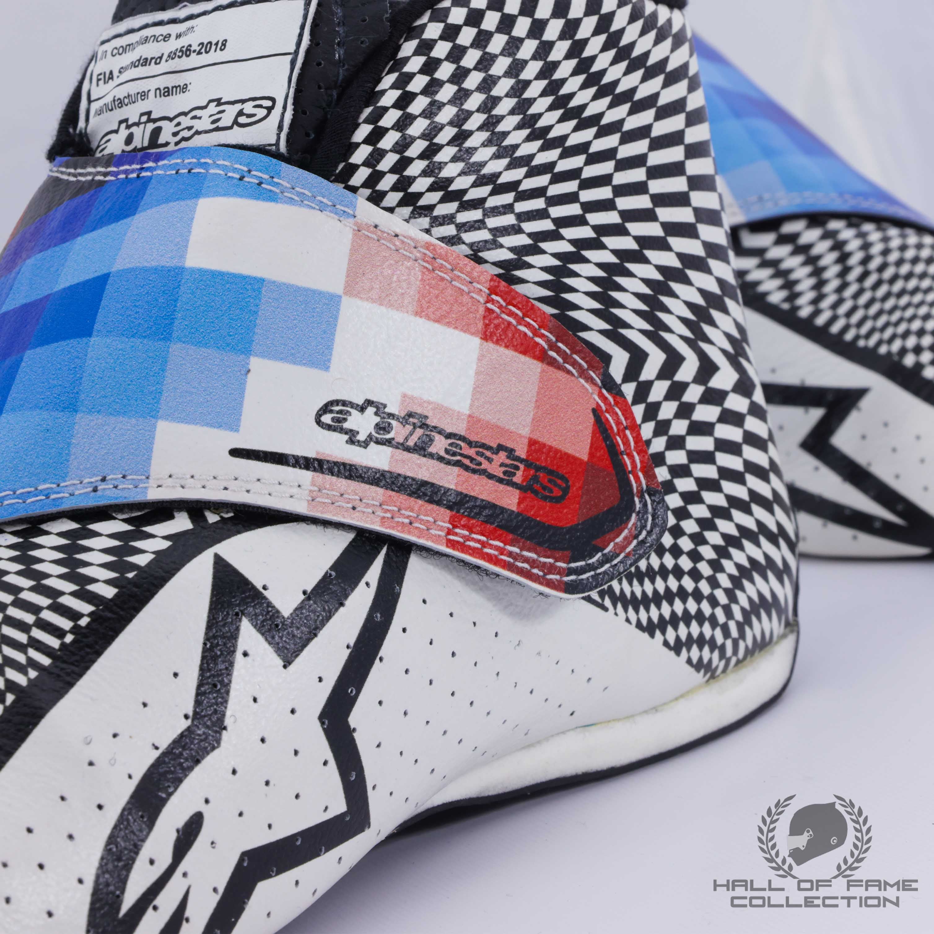 2021 Fernando Alonso Monaco GP Special Used Alpine F1 Boots