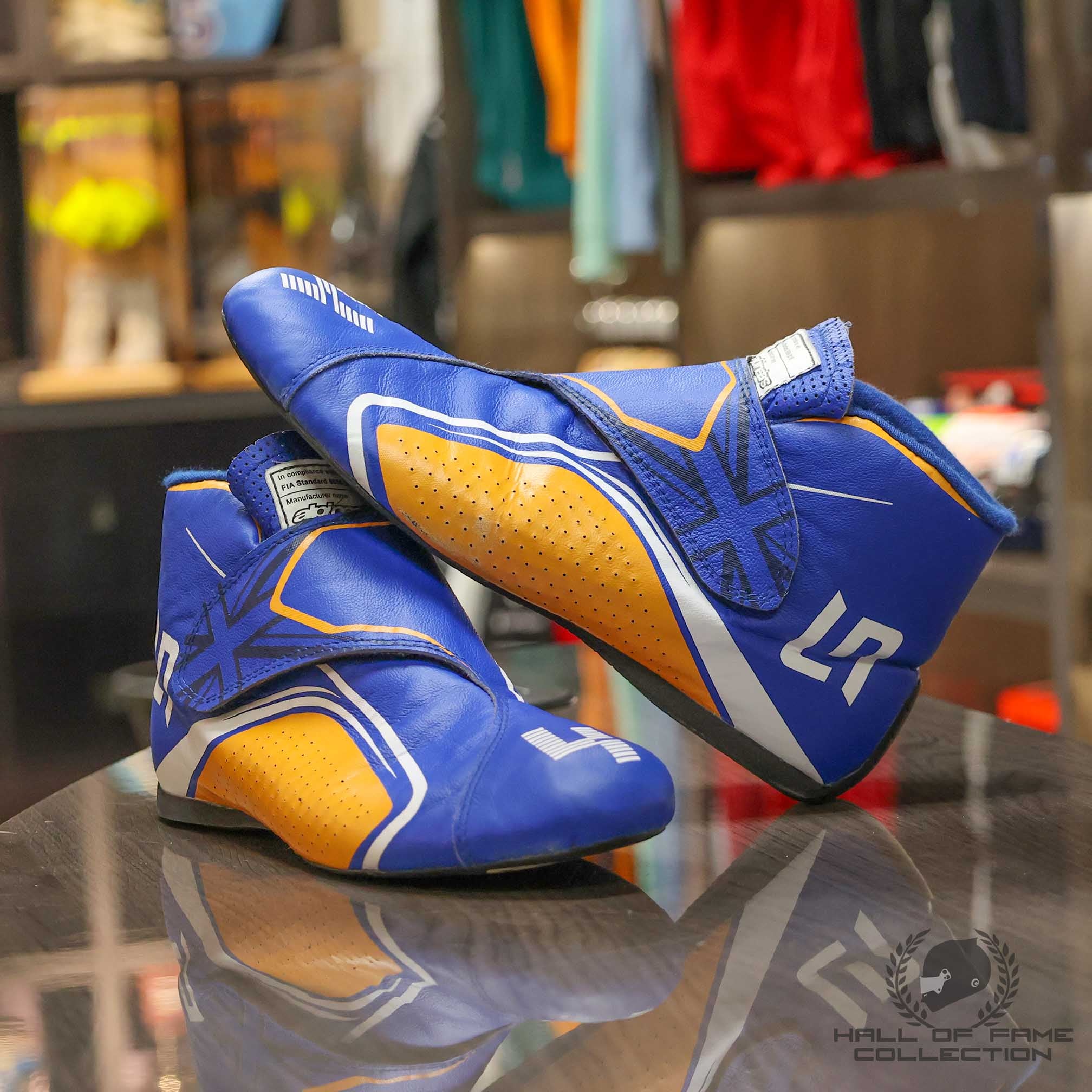 2021 Lando Norris Alpinestars Used McLaren F1 Boots