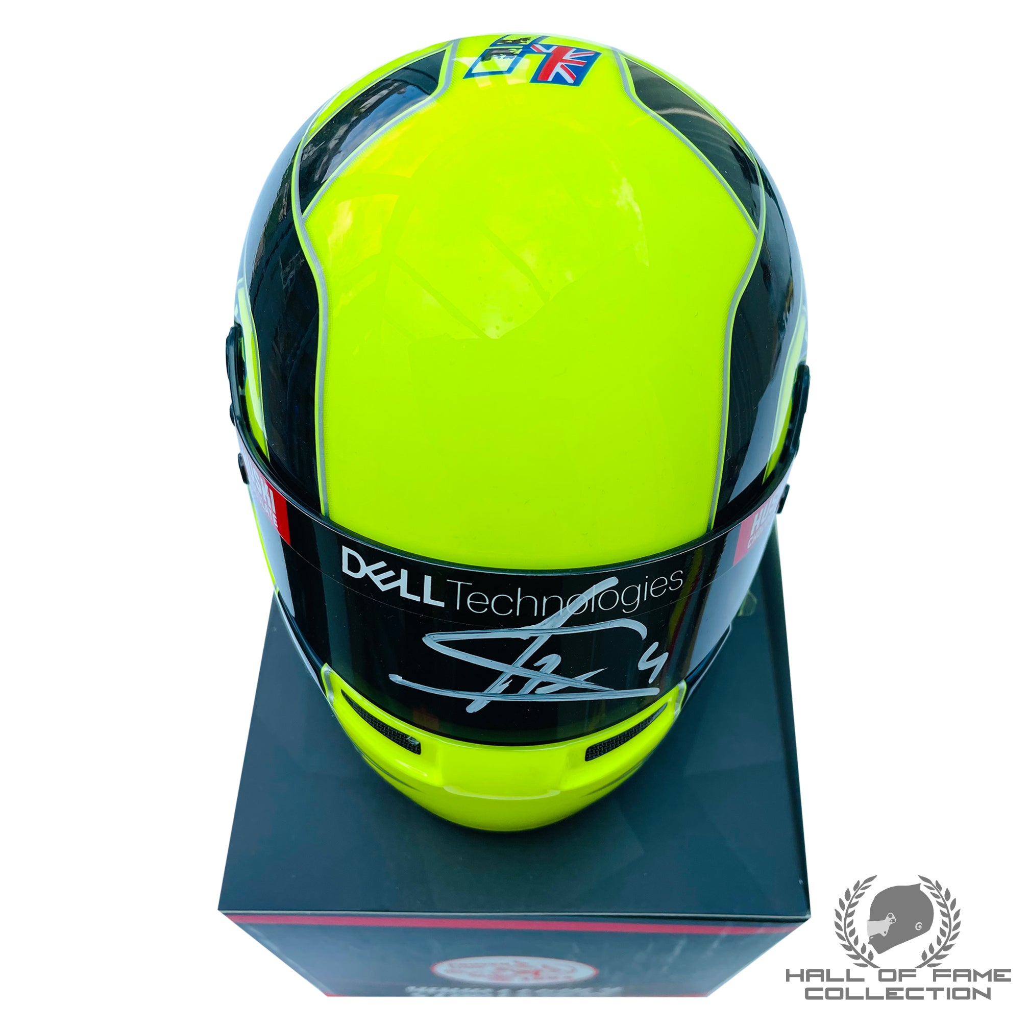 2021 Lando Norris Signed 1:2 Scale Bell McLaren F1 Helmet