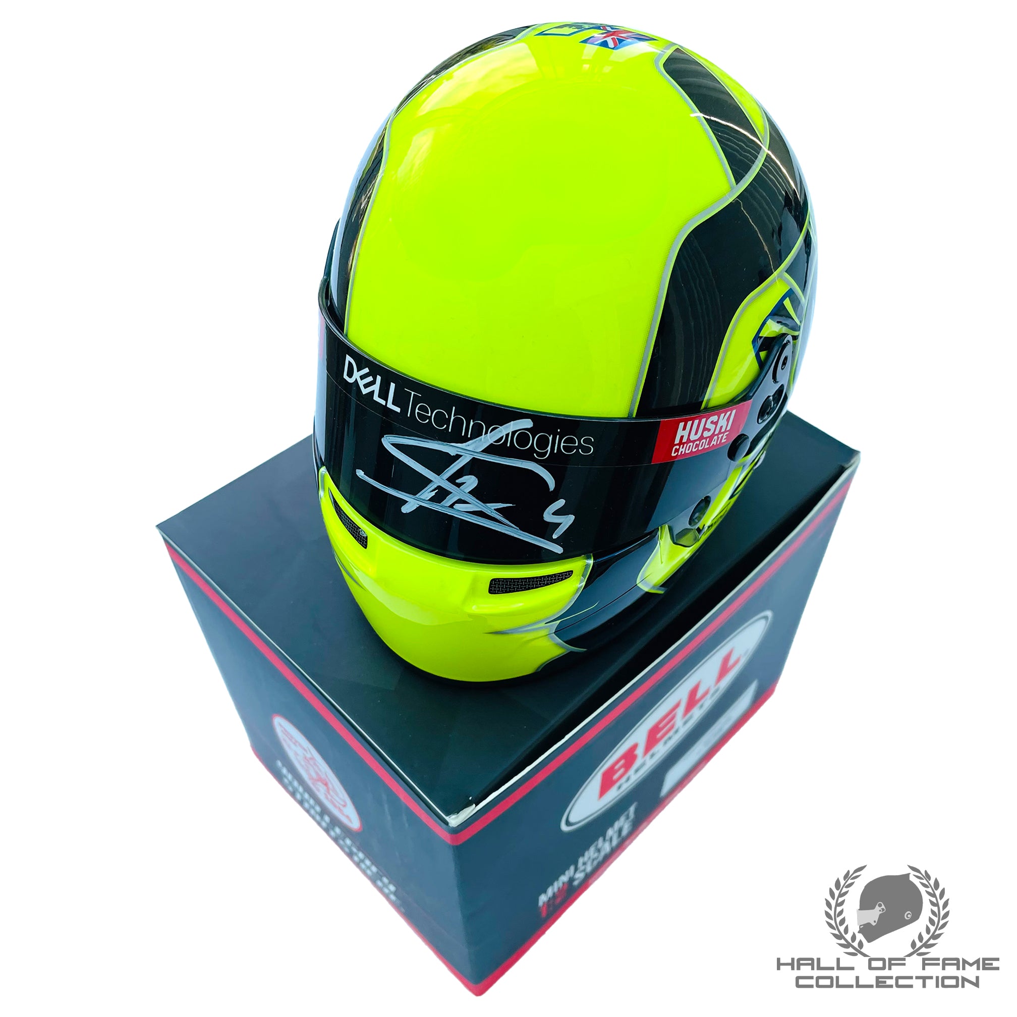 2021 Lando Norris Signed 1:2 Scale Bell McLaren F1 Helmet