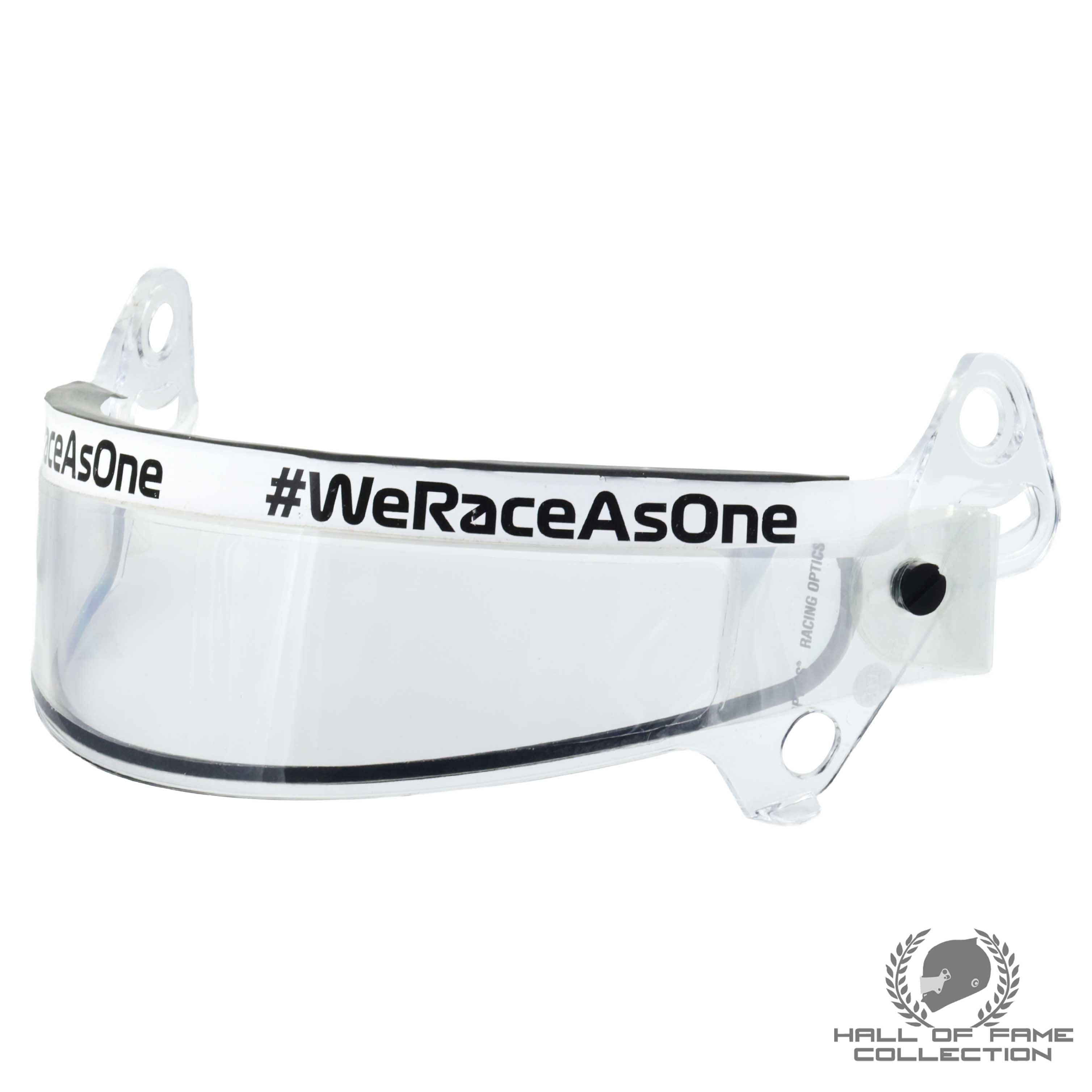 2021 George Russell Race Used Clear Wet Weather Used Williams F1 Visor