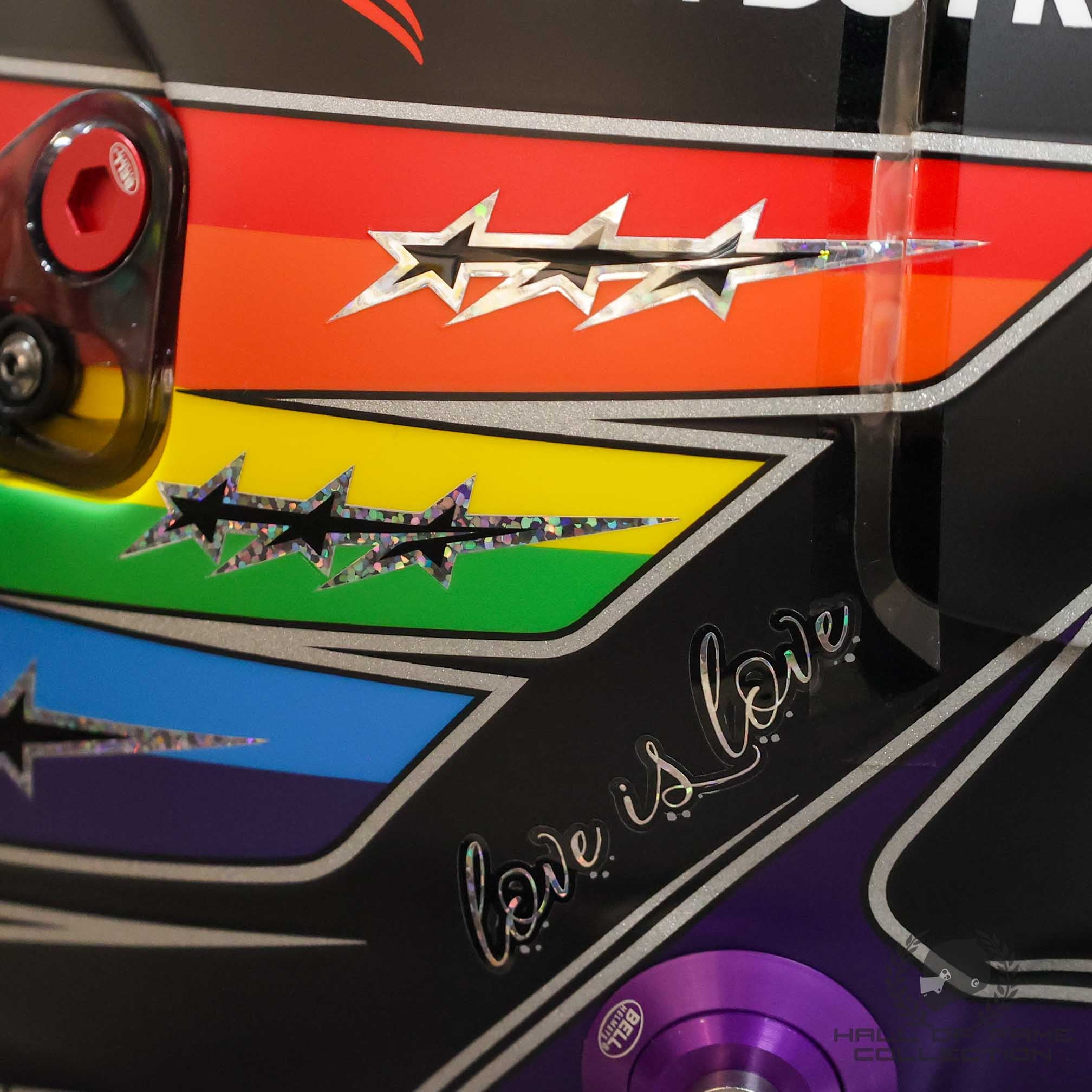 2021 Lewis Hamilton Signed Qatar/Saudi Arabian GP Replica Mercedes F1 Helmet