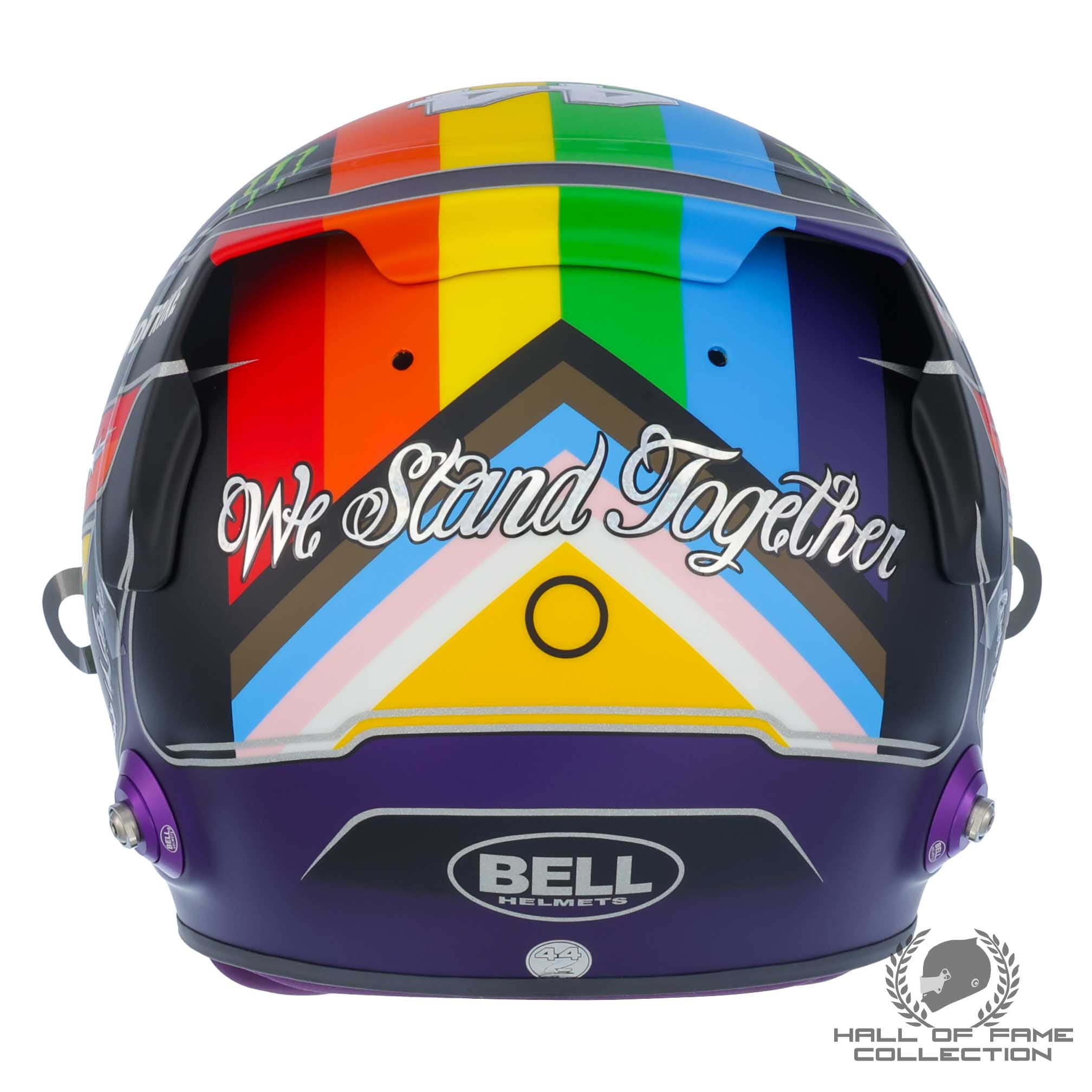 2021 Lewis Hamilton Signed Qatar/Saudi Arabian GP Replica Mercedes F1 Helmet