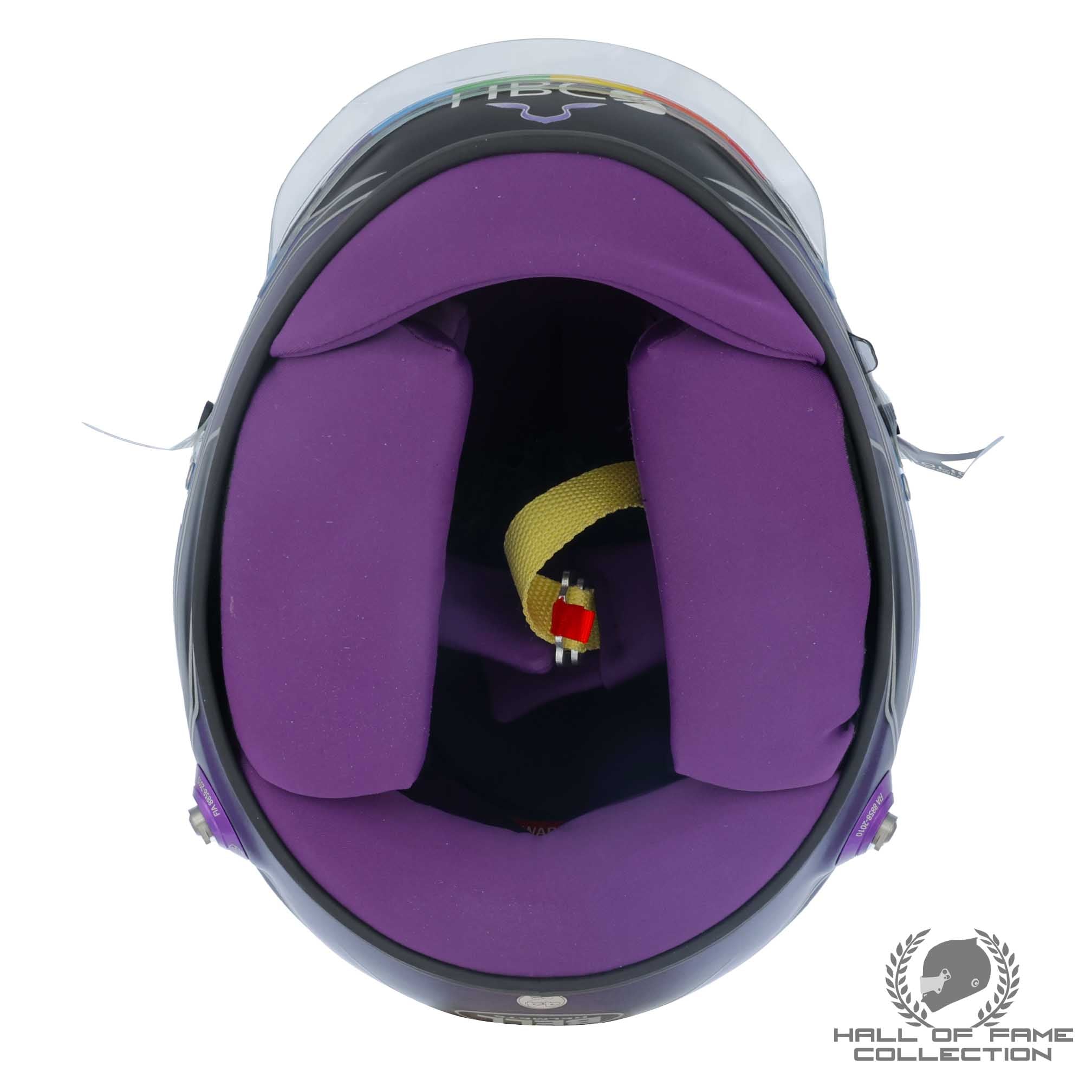 2021 Lewis Hamilton Signed Qatar/Saudi Arabian GP Replica Mercedes F1 Helmet