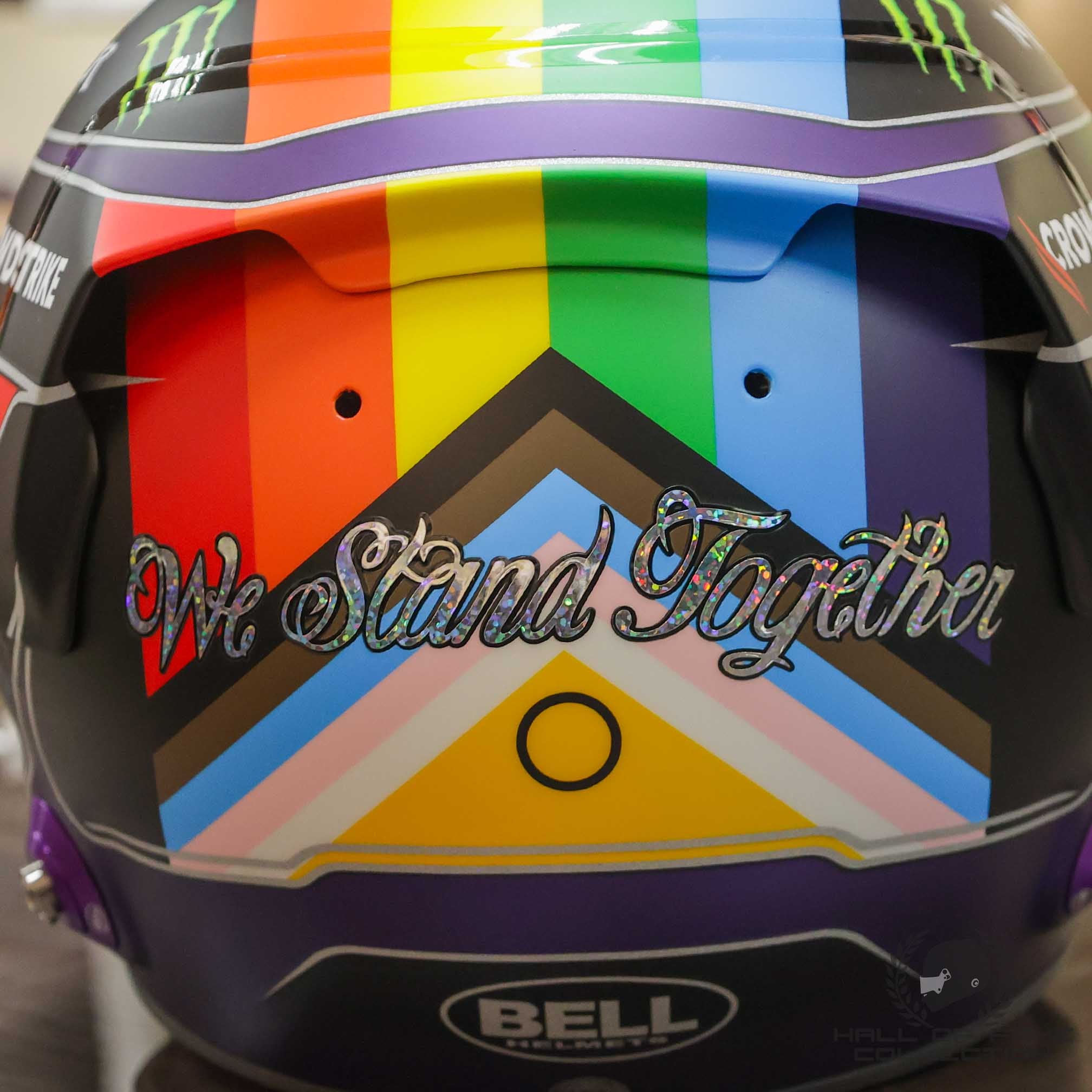 2021 Lewis Hamilton Signed Qatar/Saudi Arabian GP Replica Mercedes F1 Helmet