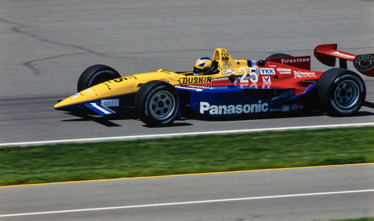 1994 Hiro Mashushita Signed Race Used Dick Simon Racing IndyCar Visor