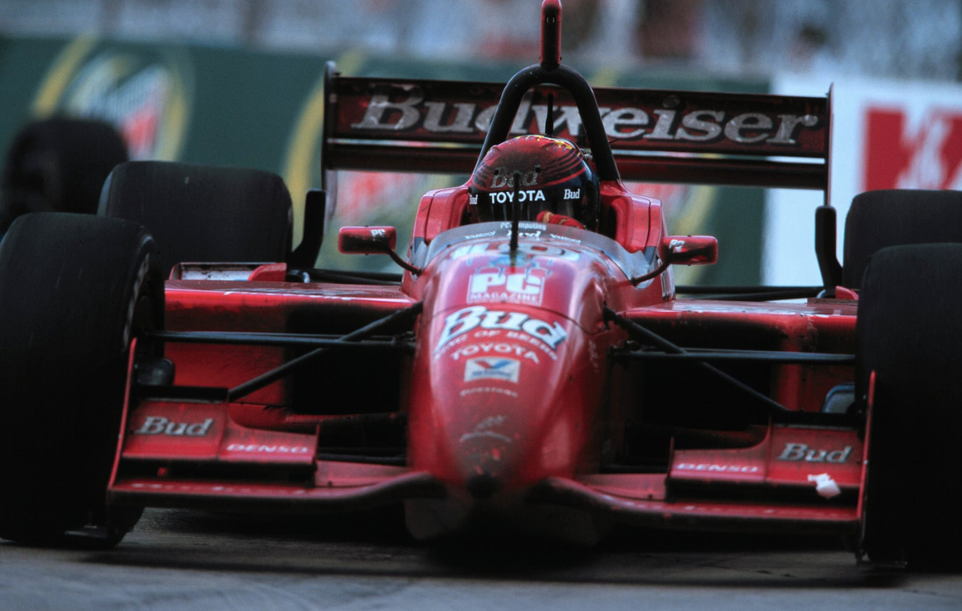 1999 Richie Hearn Signed Race Used John Della Penna Motorsports IndyCar Visor