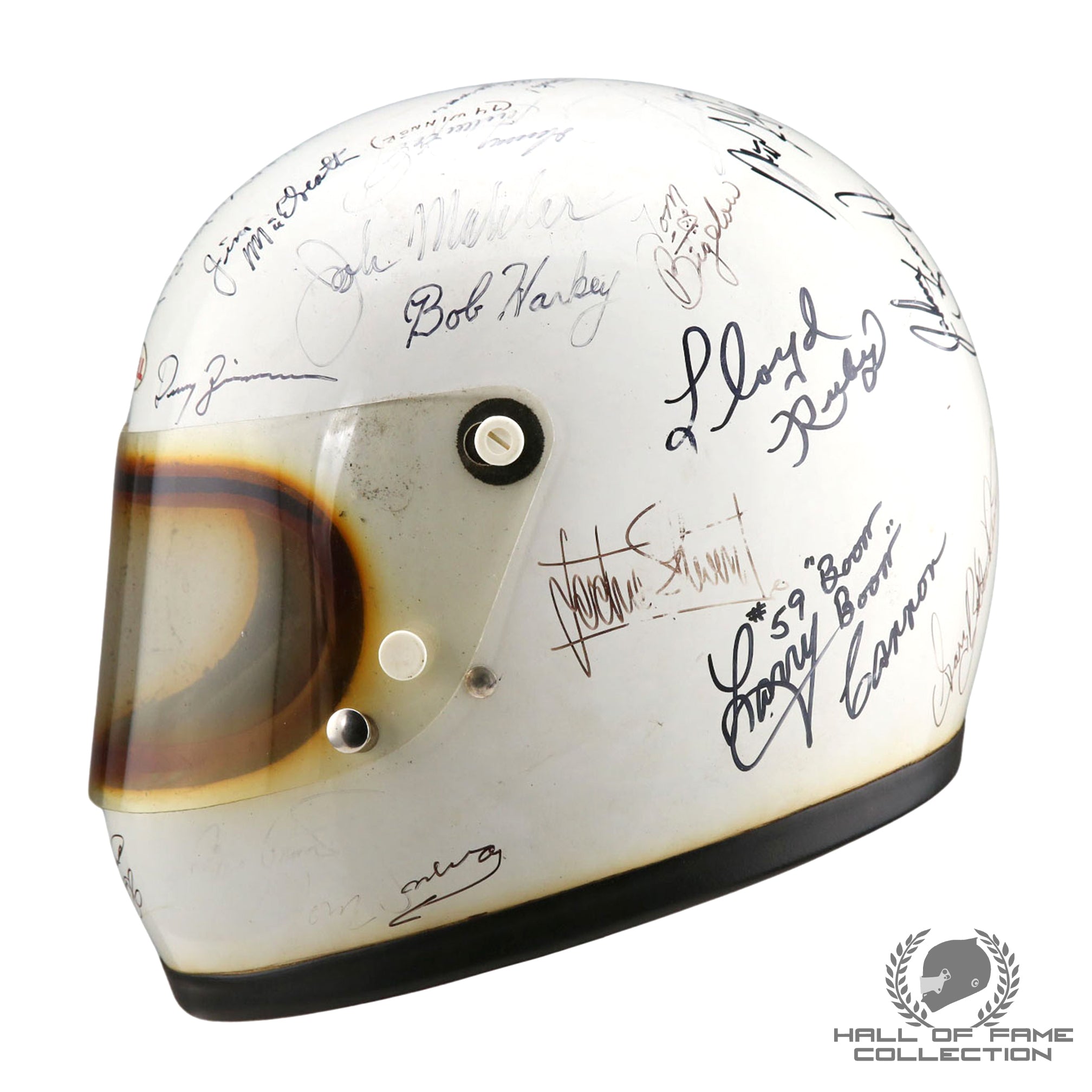 1970's Multi Signed Indianapolis 500 Original Bell Star Helmet