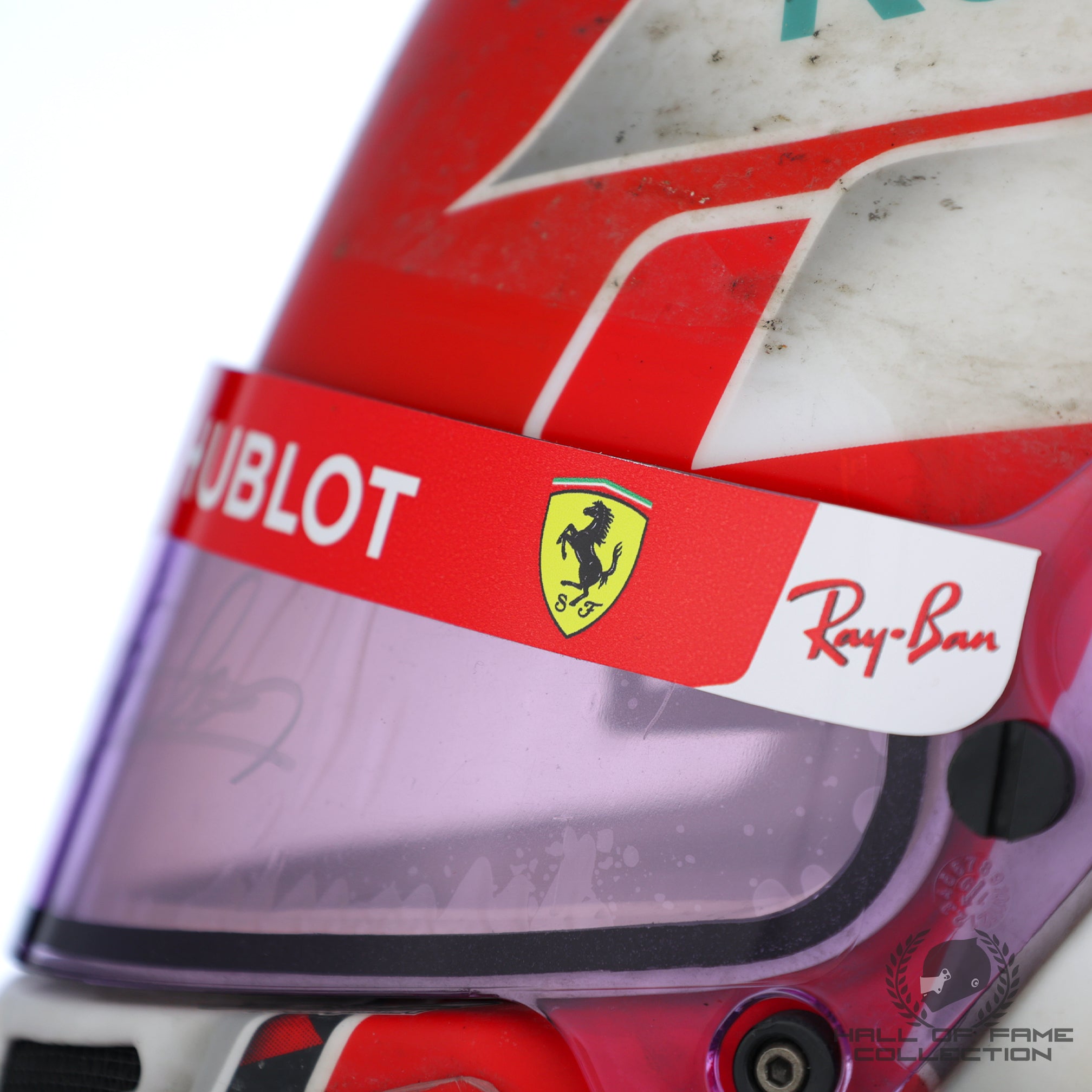 2020 Charles Leclerc Signed Turkish GP Race Used Scuderia Ferrari F1 Helmet