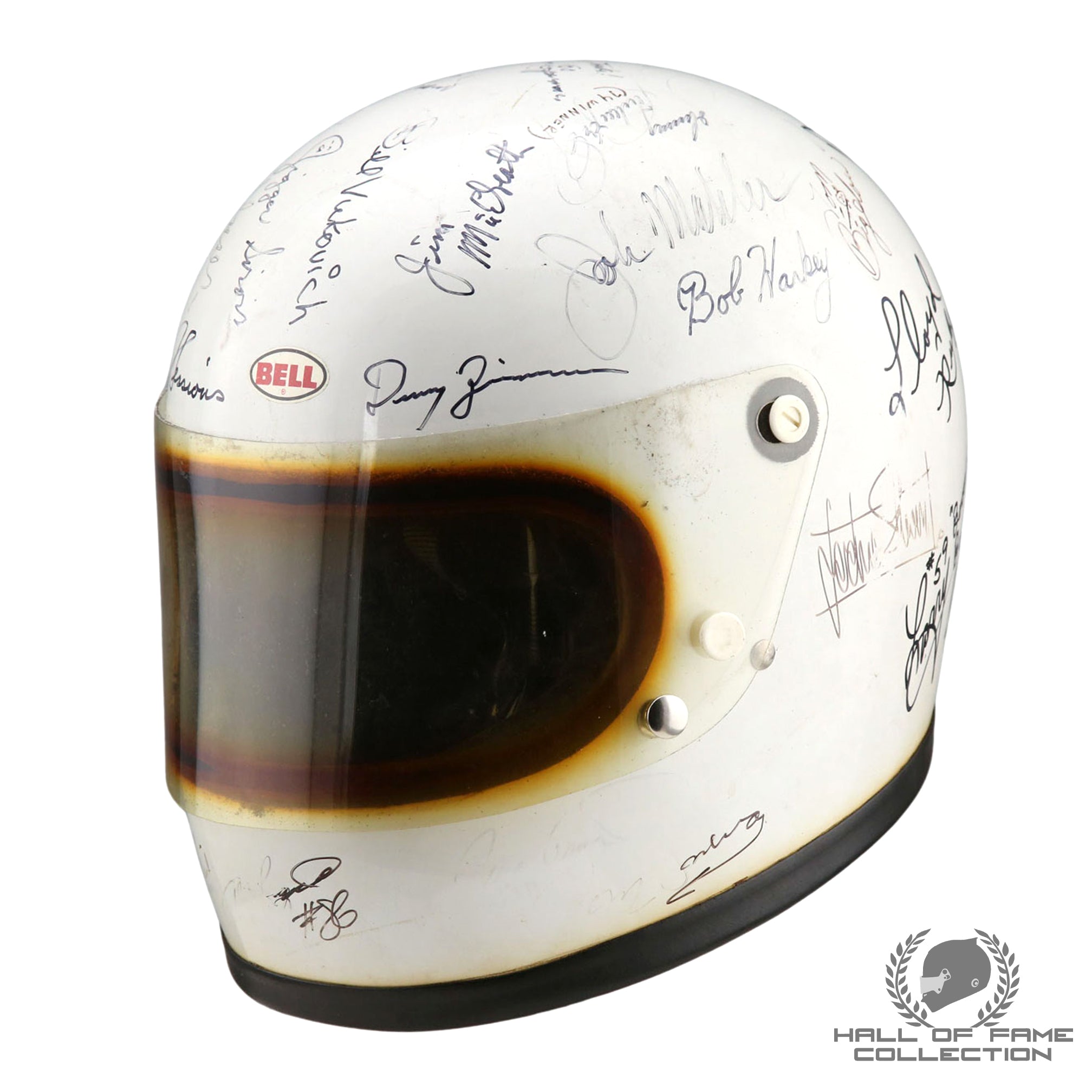 1970's Multi Signed Indianapolis 500 Original Bell Star Helmet