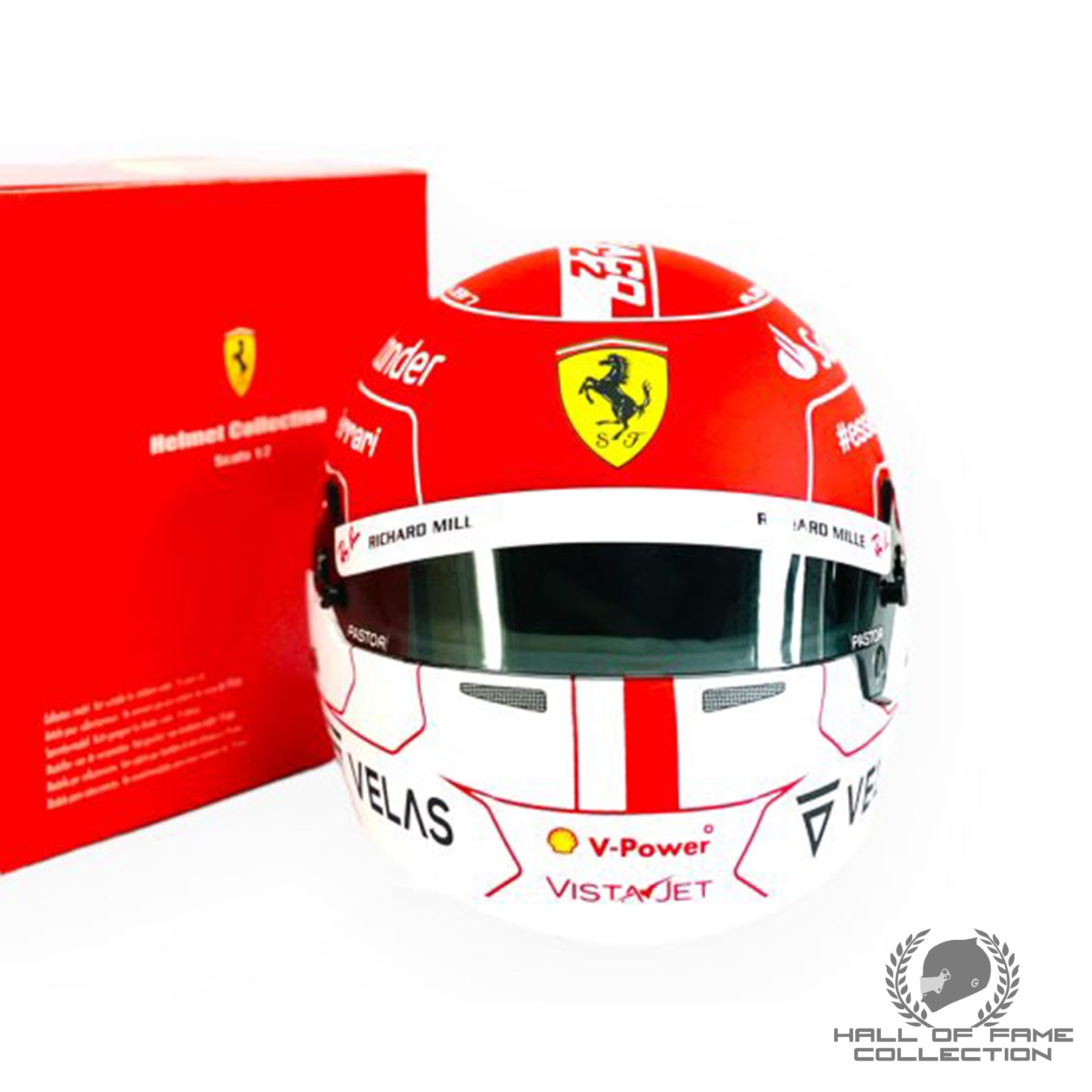 2022 Charles Leclerc 1/2 Scale Bell Monaco GP Scuderia Ferrari F1 Helmet - LV