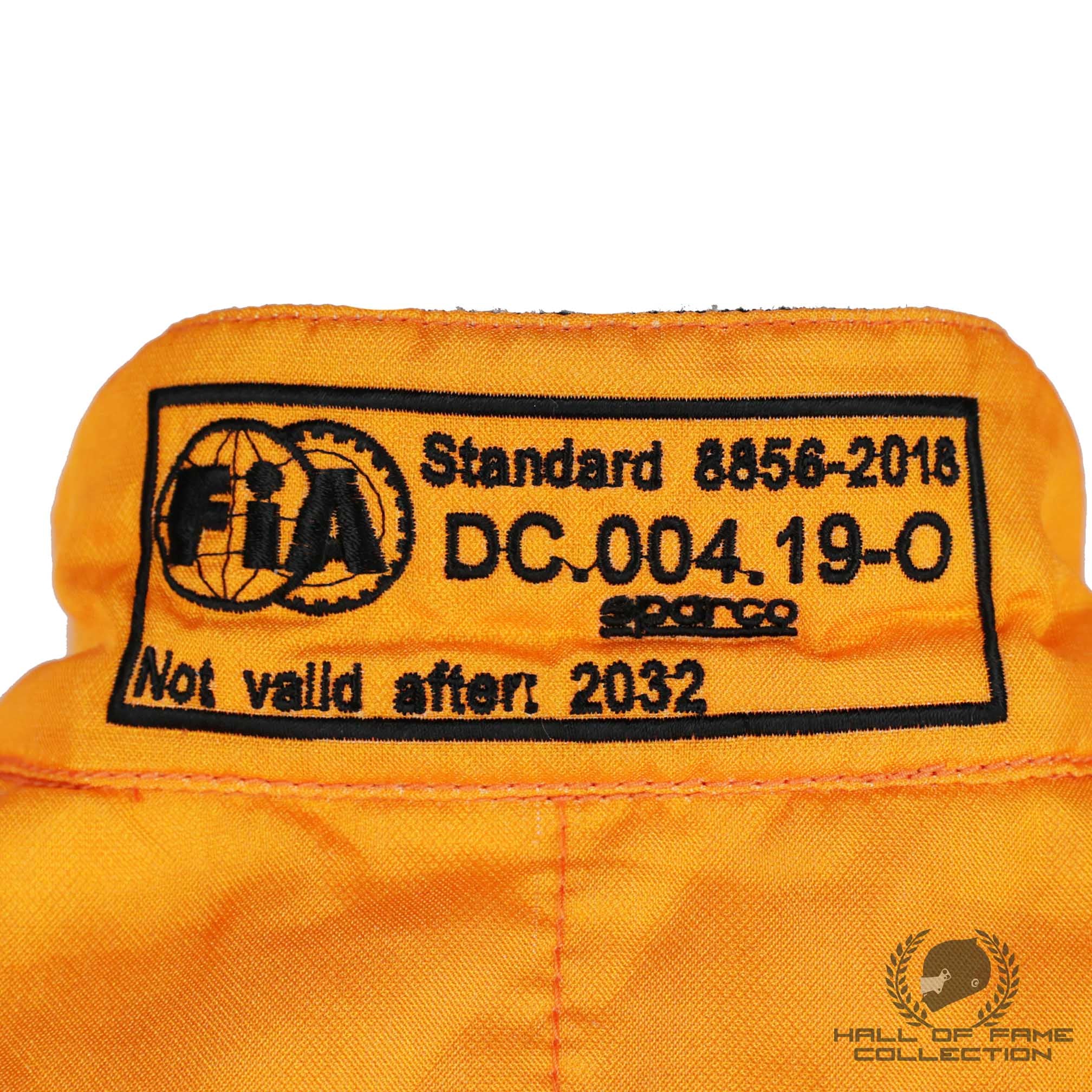 2022 Daniel Ricciardo Signed Original Japan/Singapore GP Special Design McLaren F1 Suit