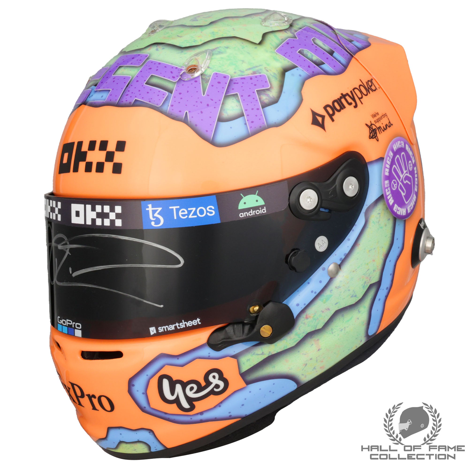 2022 Daniel Ricciardo Signed Official Promo McLaren F1 Helmet