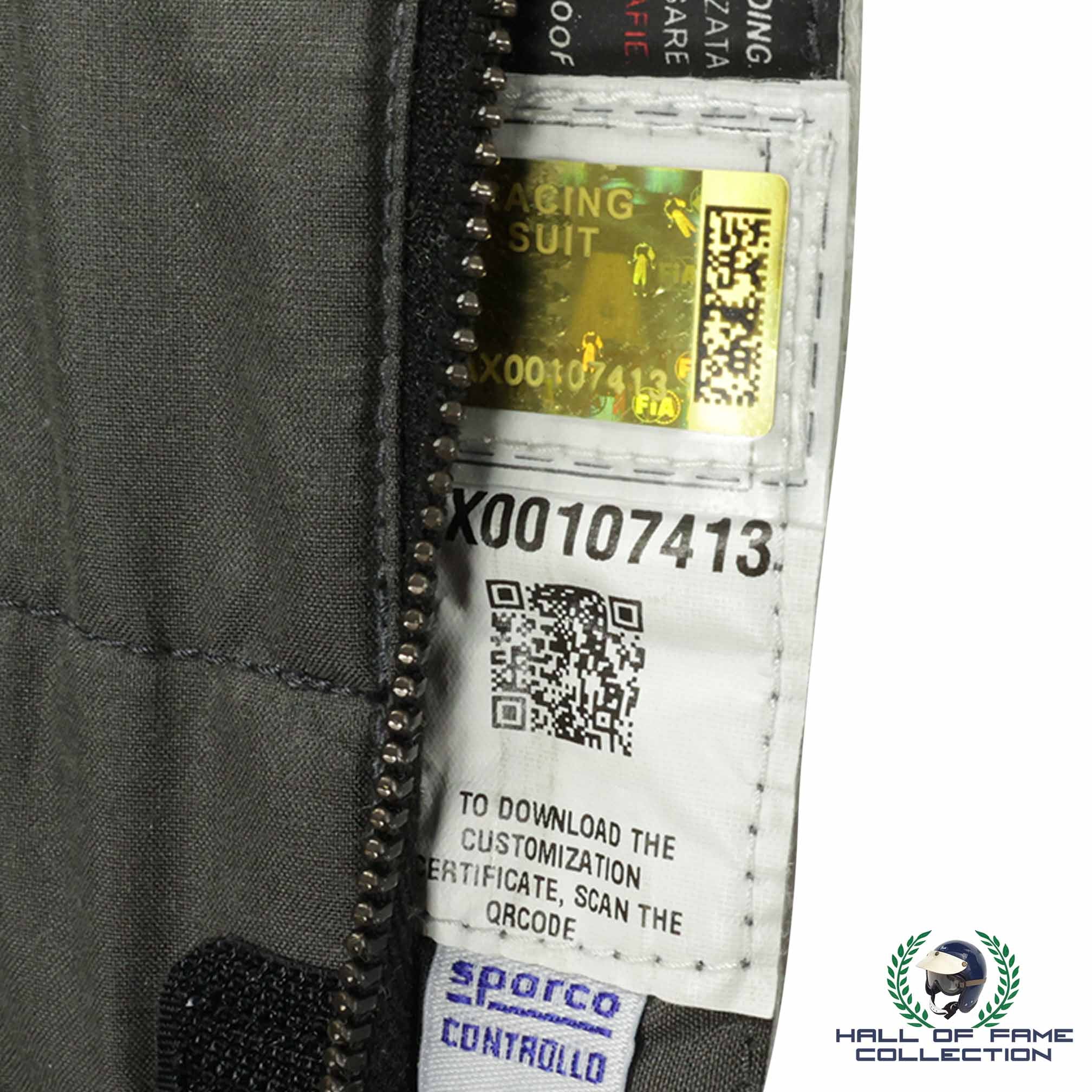 2022 Lando Norris Signed Azerbaijan Grand Prix Used McLaren F1 Suit