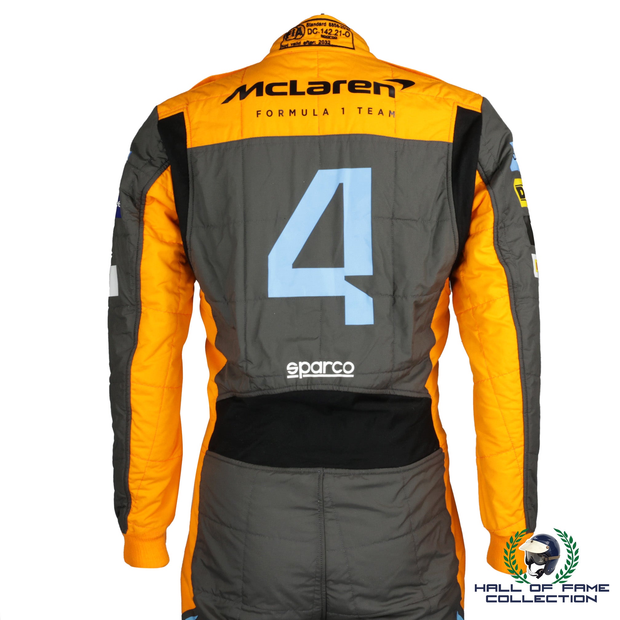 2022 Lando Norris Signed Race Used McLaren F1 Suit
