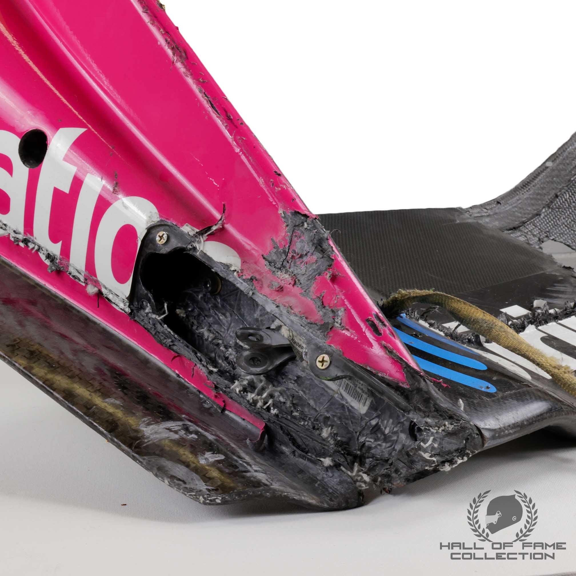 2023 Helio Castroneves Used Meyer Shank Racing IndyCar Front Wing End Plate Assembly