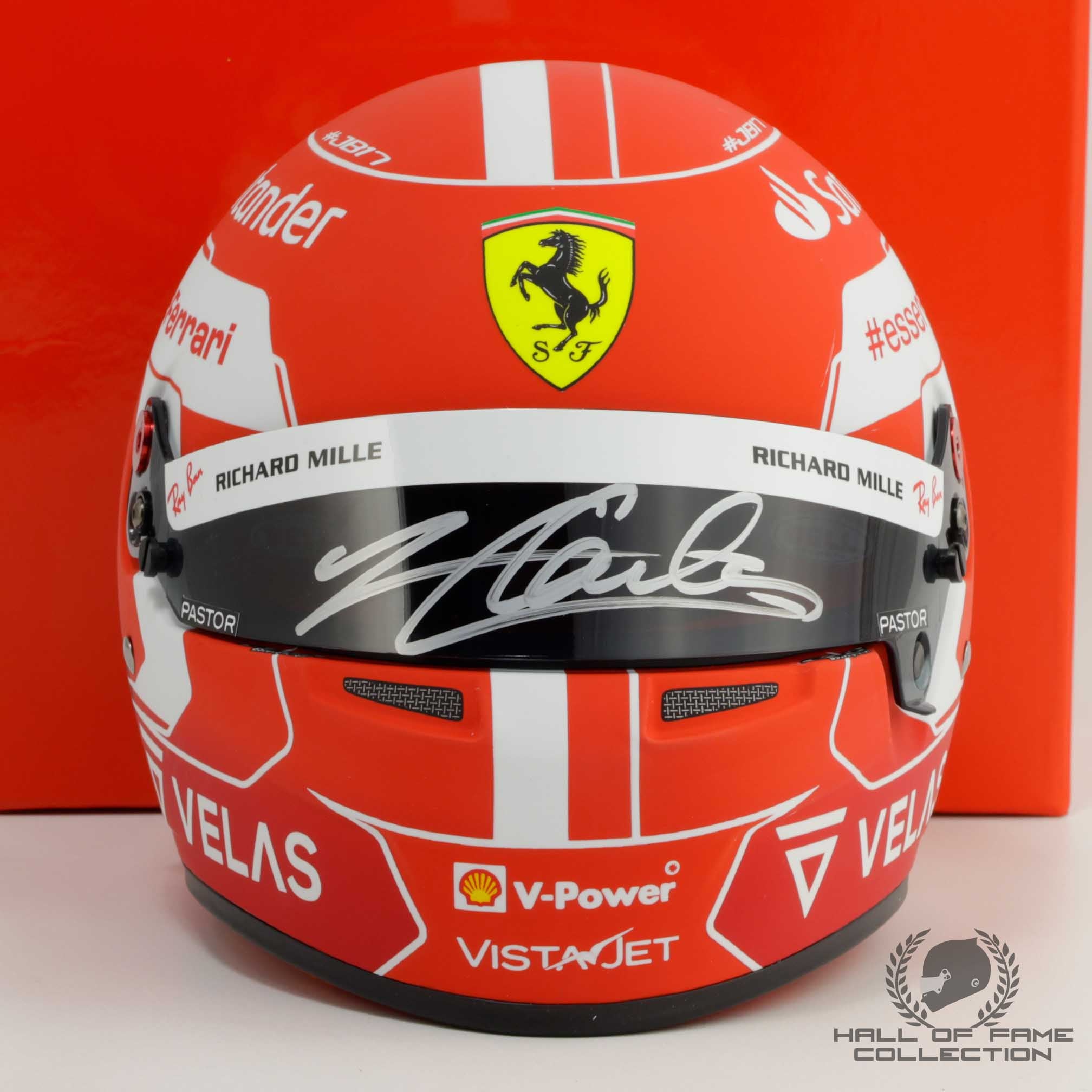 2022 Charles Leclerc Signed Scuderia Ferrari 1:2 Scale F1 Helmet