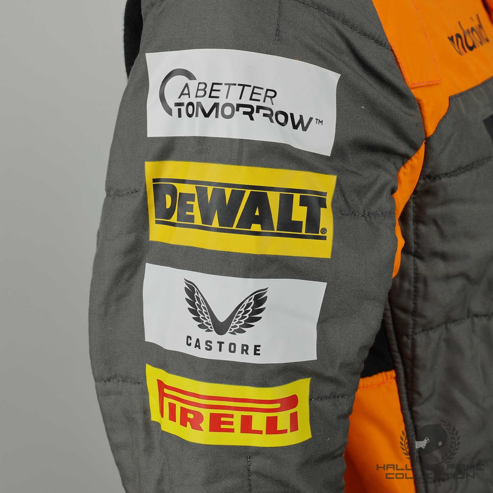 2023 Lando Norris Signed McLaren Original Worn F1 Suit - Charity Auction