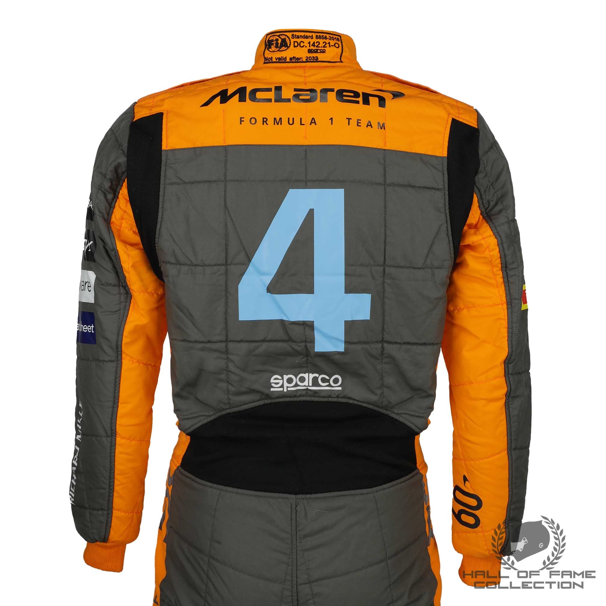 2023 Lando Norris Signed McLaren Original Worn F1 Suit - Charity Auction