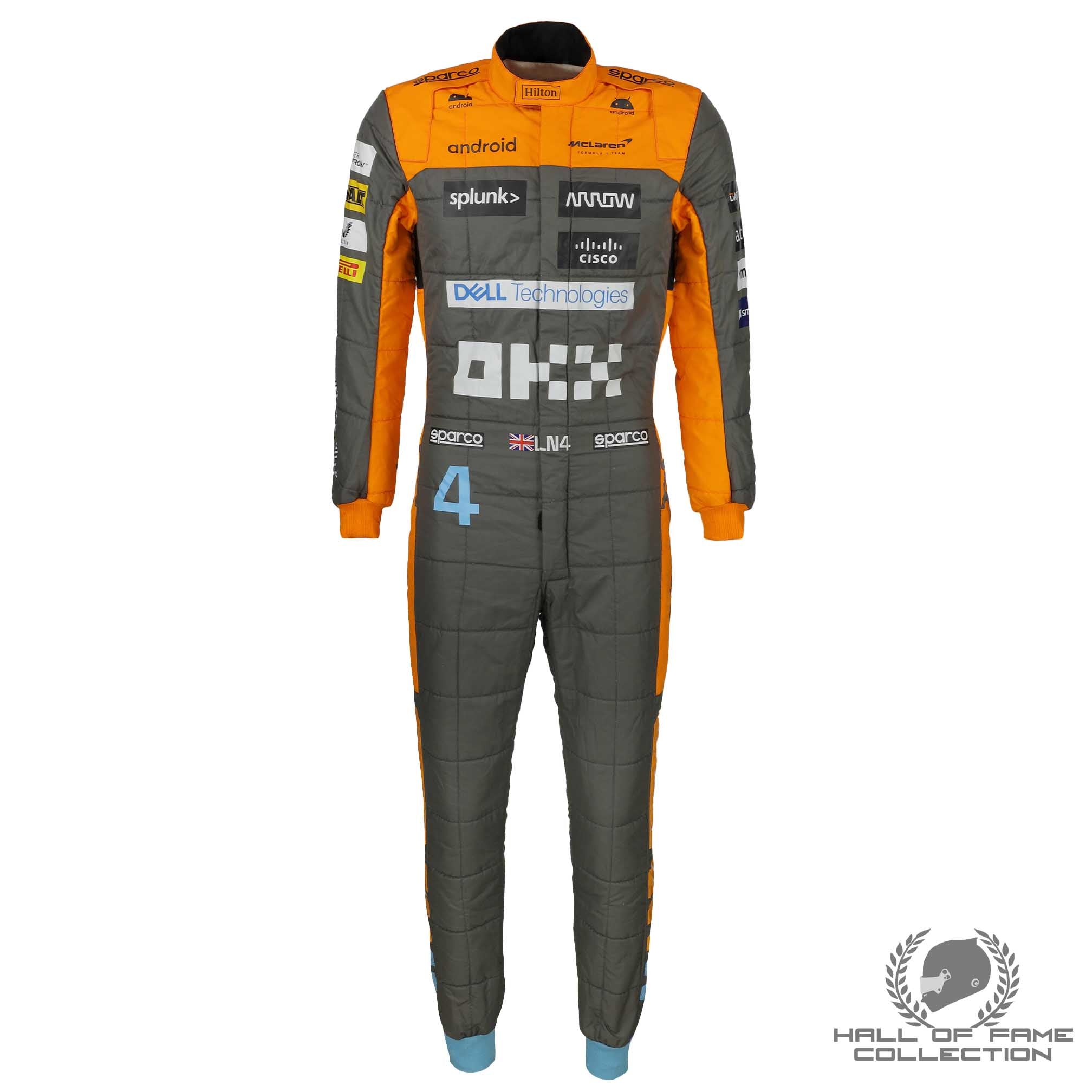 2023 Lando Norris Signed McLaren Original Worn F1 Suit - Charity Auction