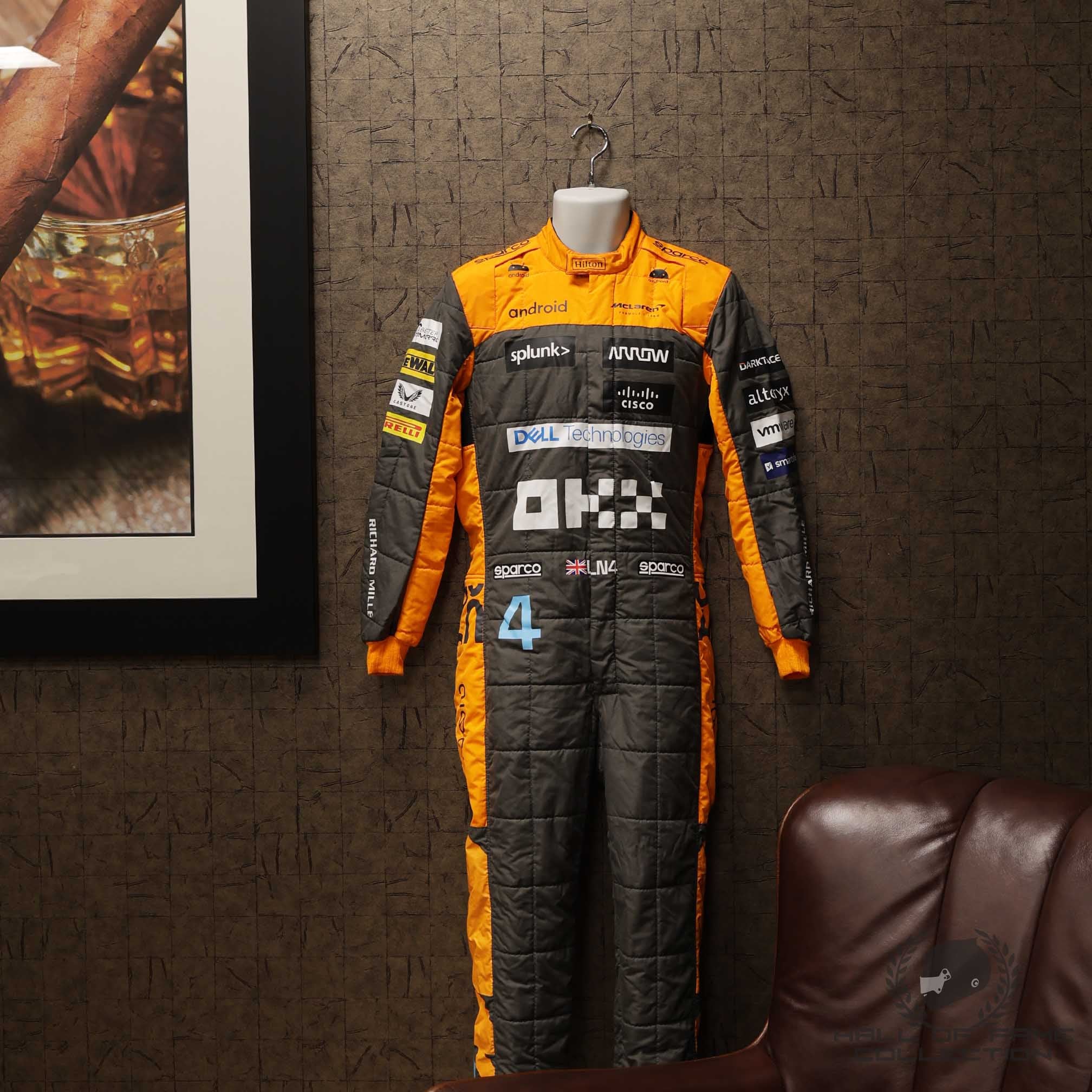 2023 Lando Norris Signed McLaren Original Worn F1 Suit - Charity Auction