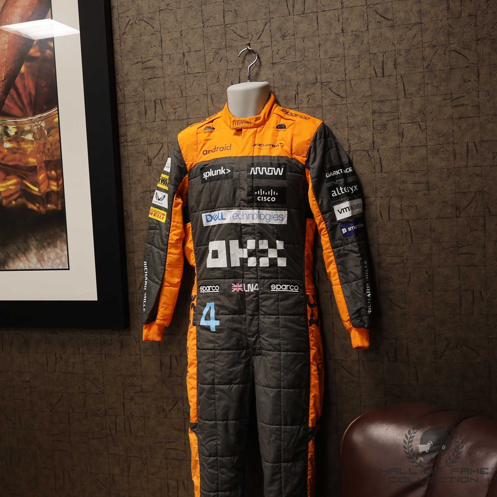 2023 Lando Norris Signed McLaren Original Worn F1 Suit - Charity Auction