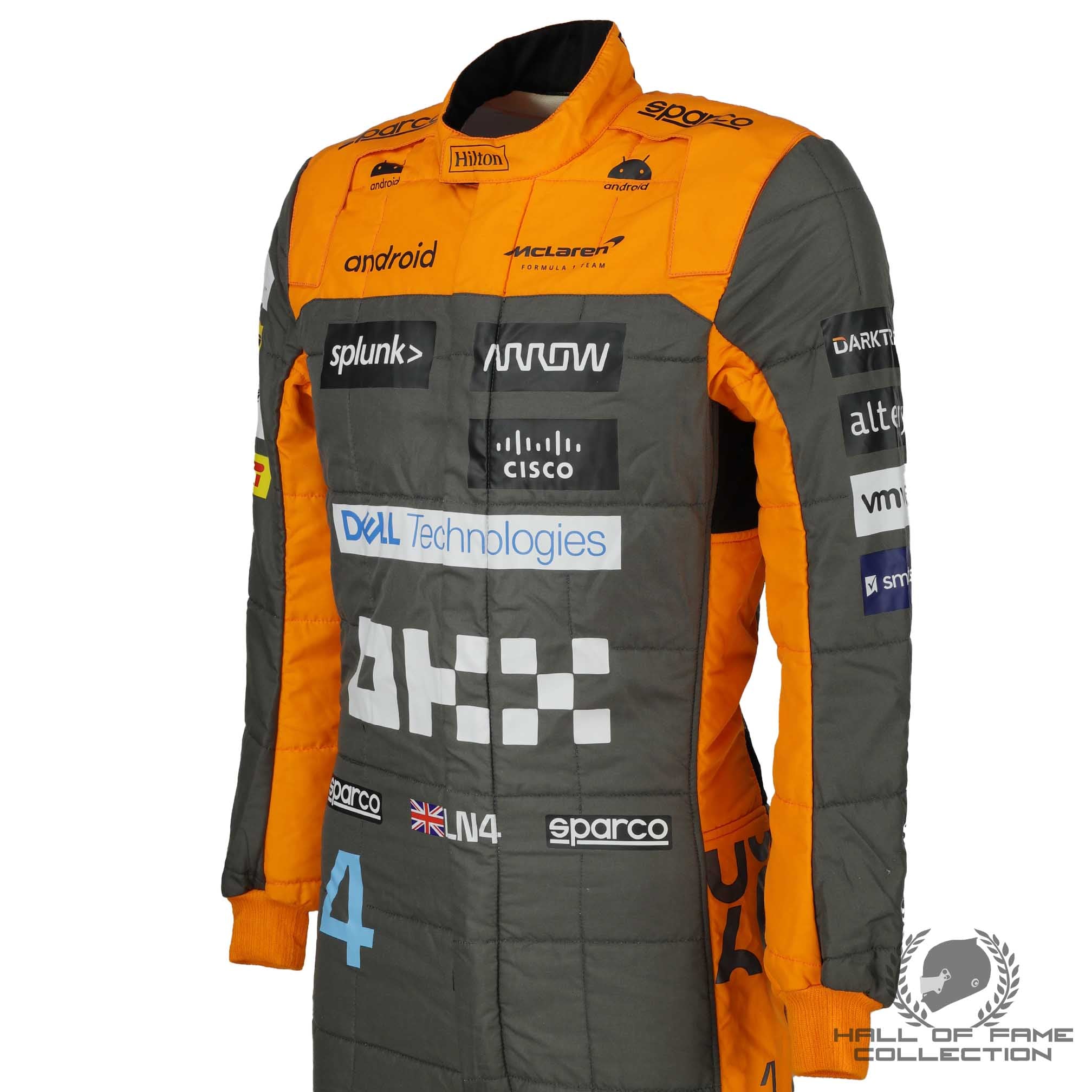 2023 Lando Norris Signed McLaren Original Worn F1 Suit - Charity Auction