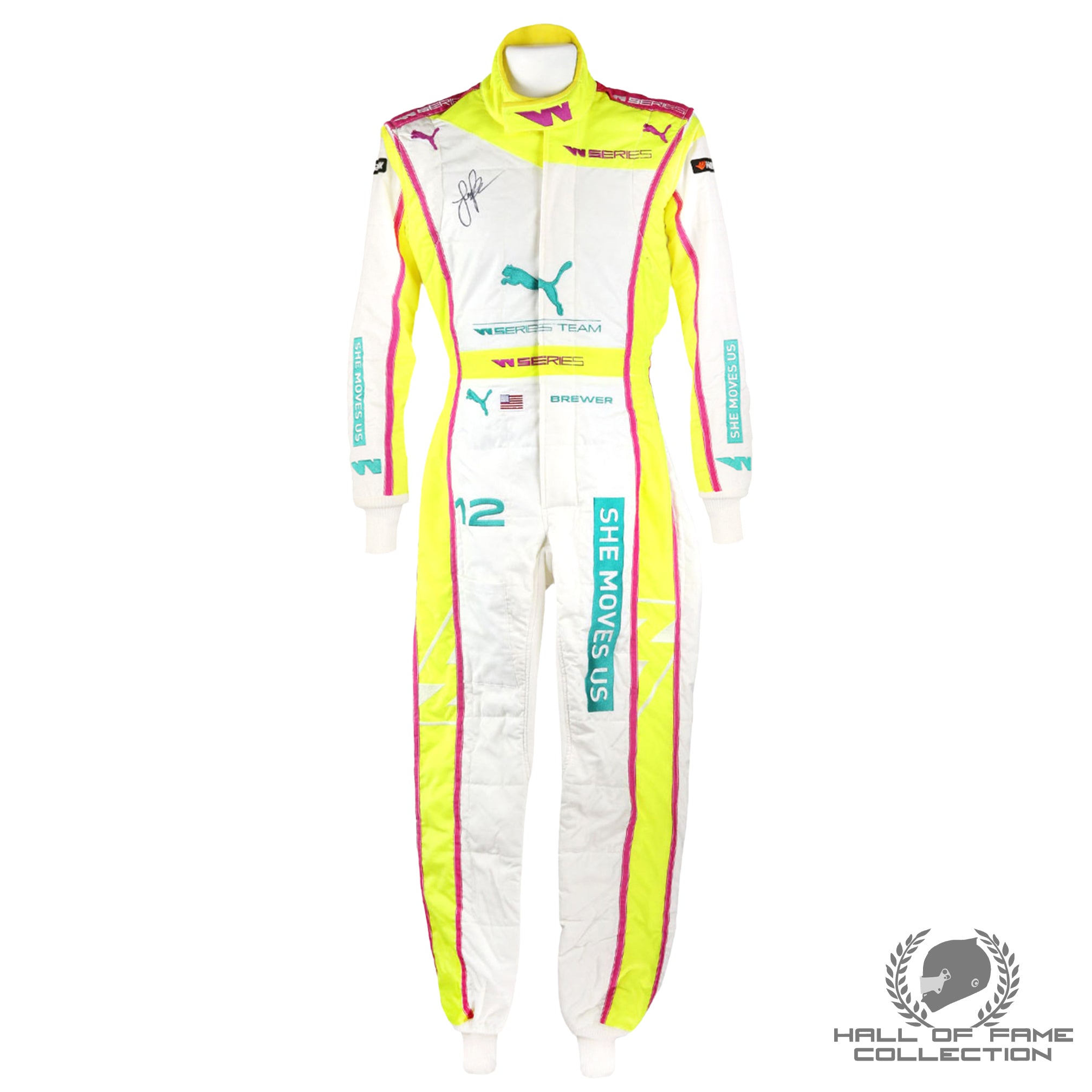 2022 Lindsay Brewer Signed W Series Suit