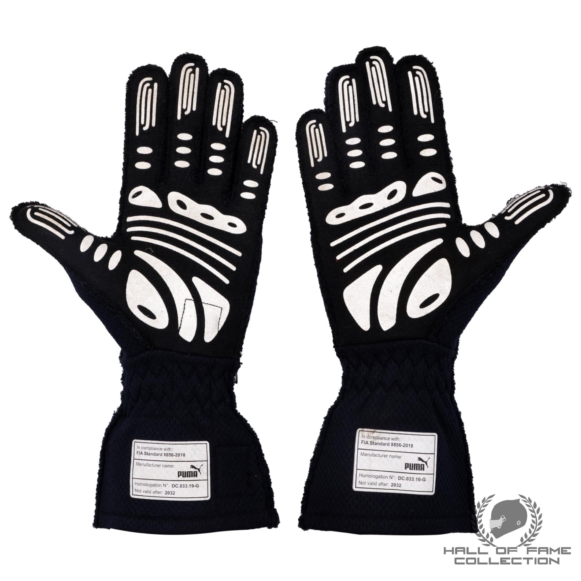 2022 Max Verstappen Signed World Champion Season Used Red Bull Racing F1 Gloves