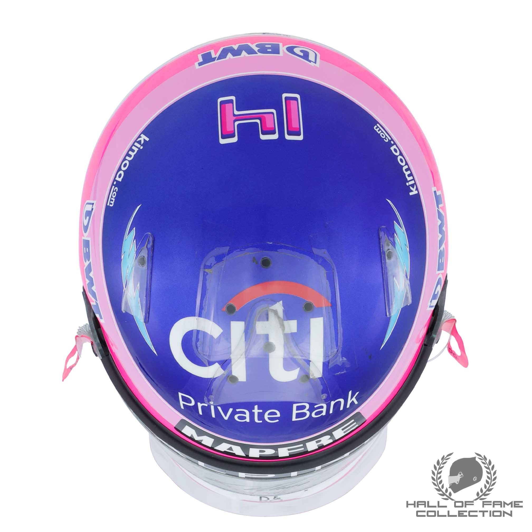 2022 Fernando Alonso Signed Used Alpine F1 Helmet