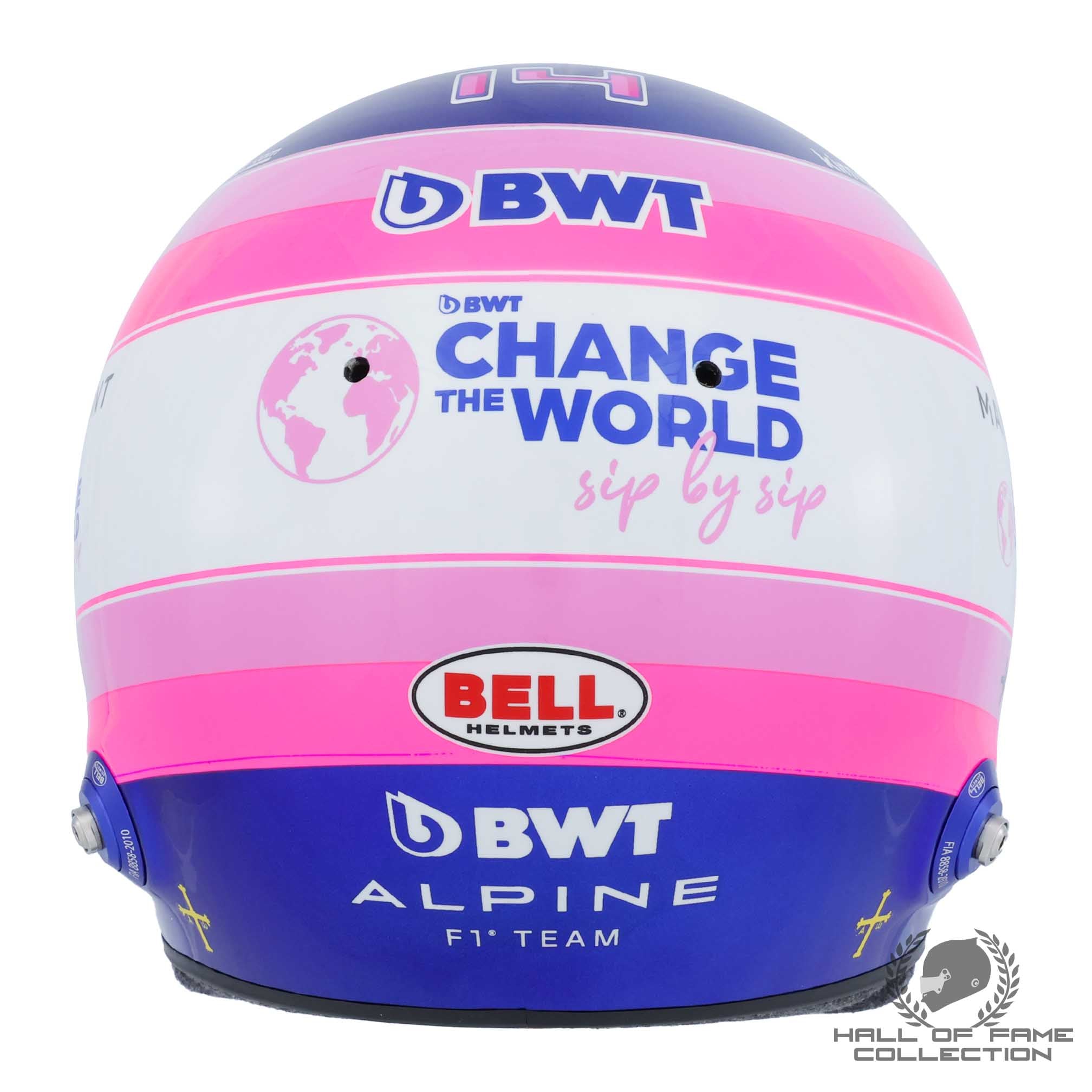 2022 Fernando Alonso Signed Used Alpine F1 Helmet