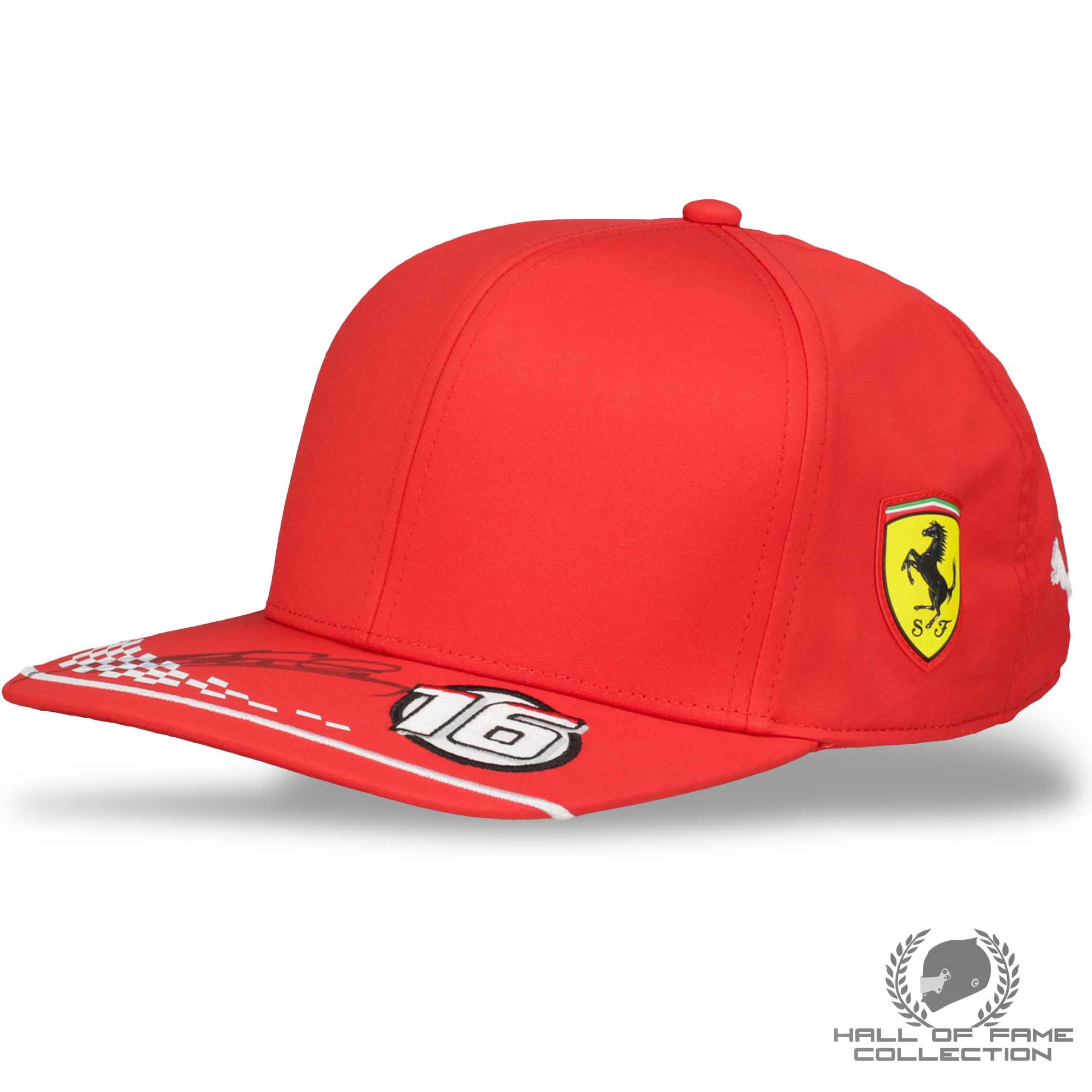 2021 Charles Leclerc Signed Scuderia Ferrari F1 Driver Issue Hat