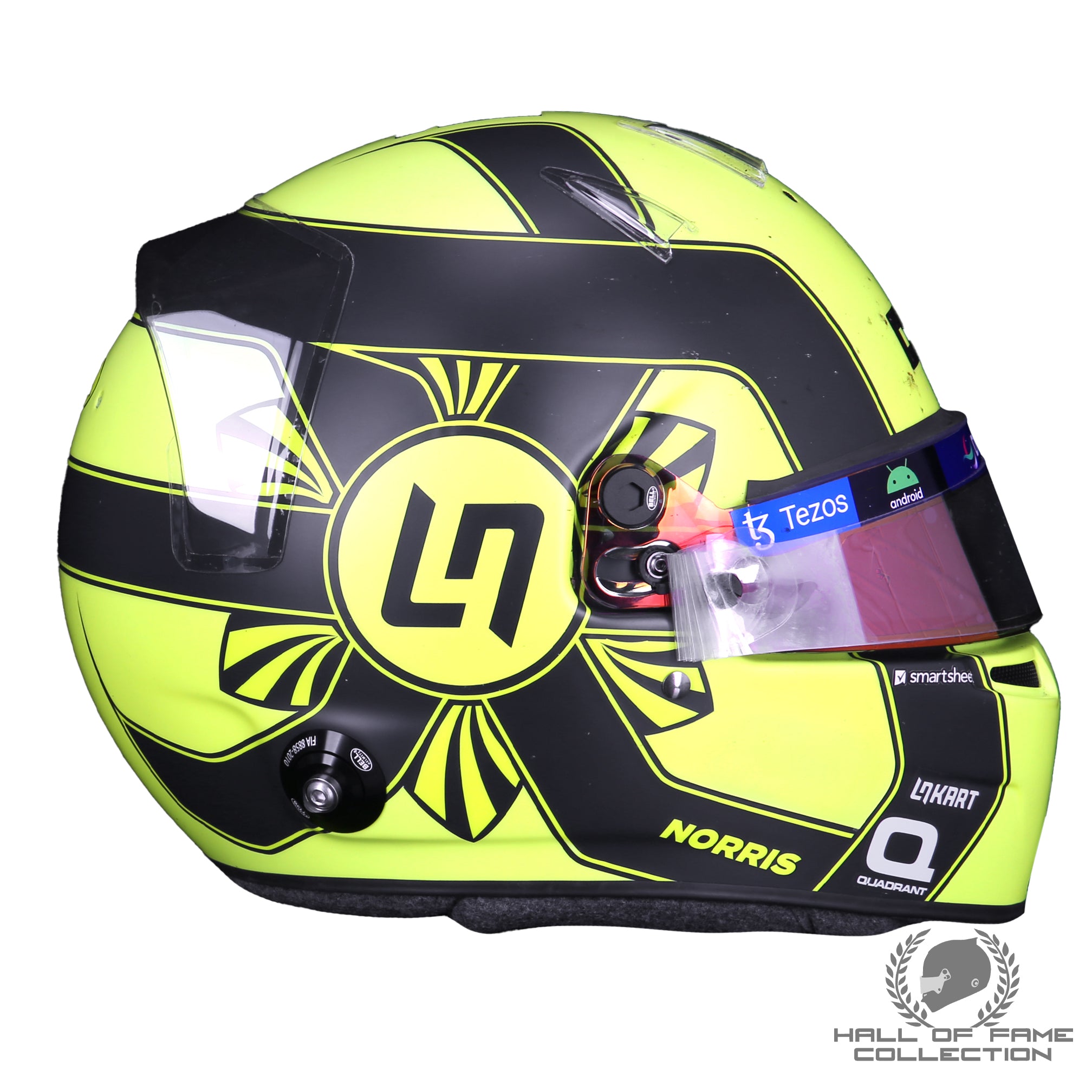 2023 Lando Norris Signed Original Used McLaren F1 Helmet
