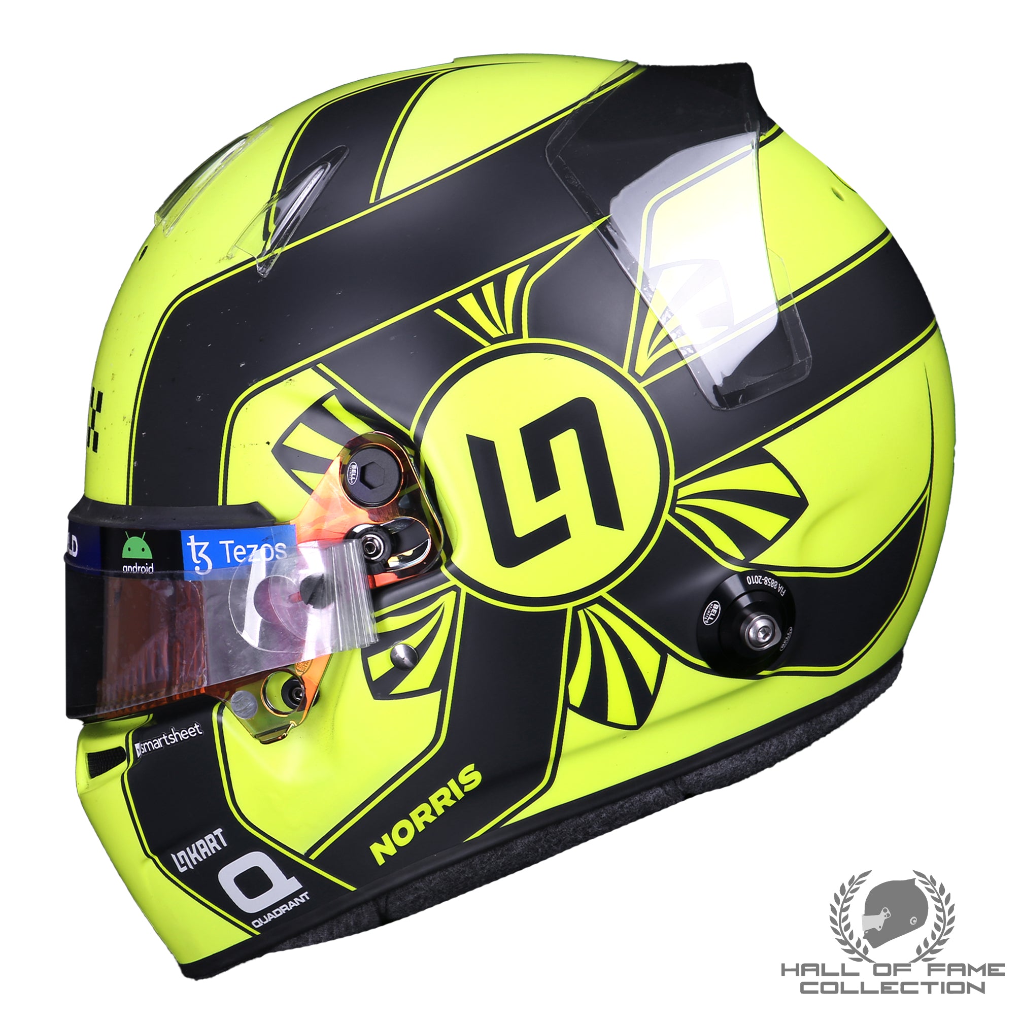 2023 Lando Norris Signed Original Used McLaren F1 Helmet