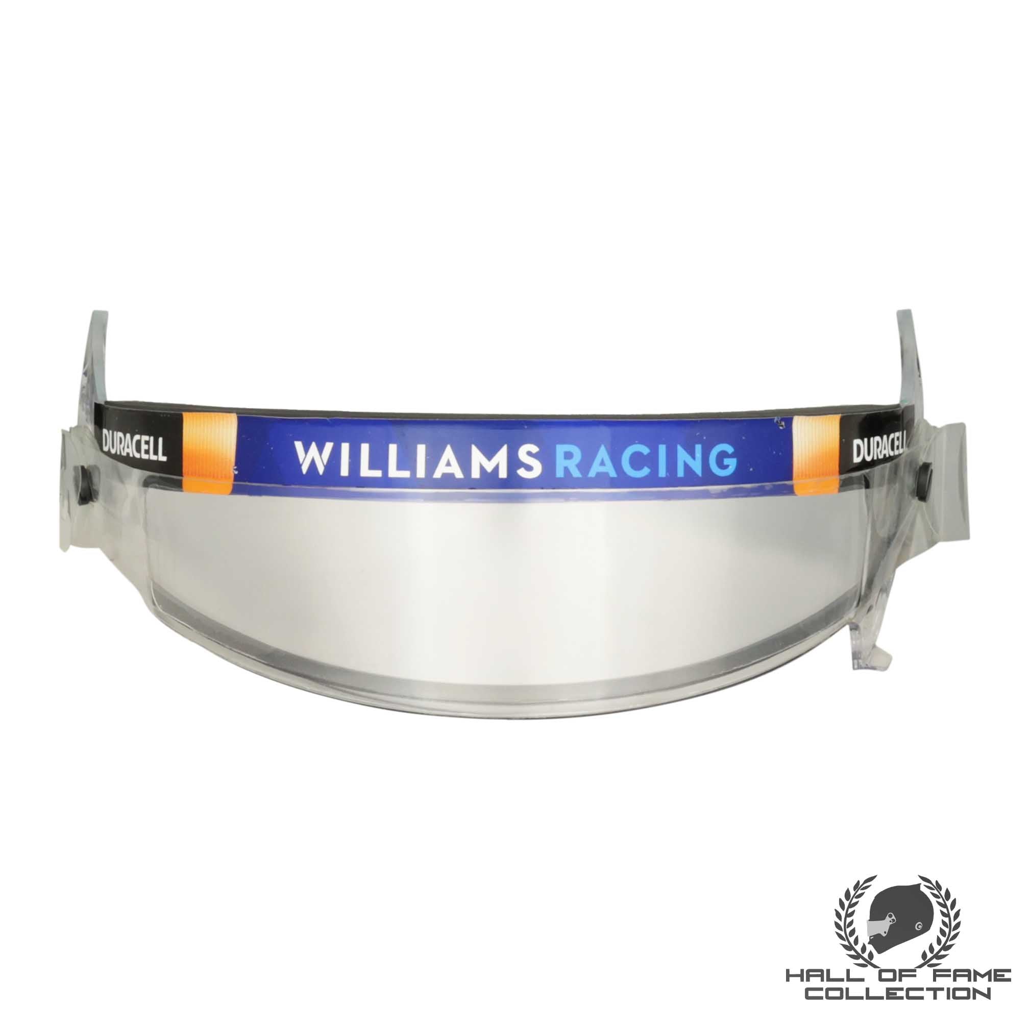 2023 Logan Sargeant Rookie Season Used Williams F1 Visor