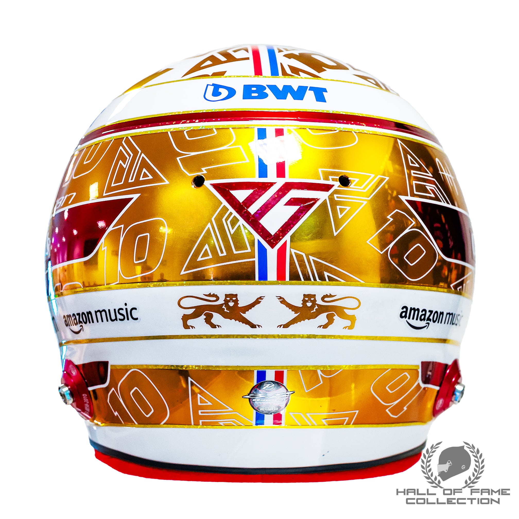 2023 Pierre Gasly Signed Race Used Mexican GP Alpine F1 Helmet