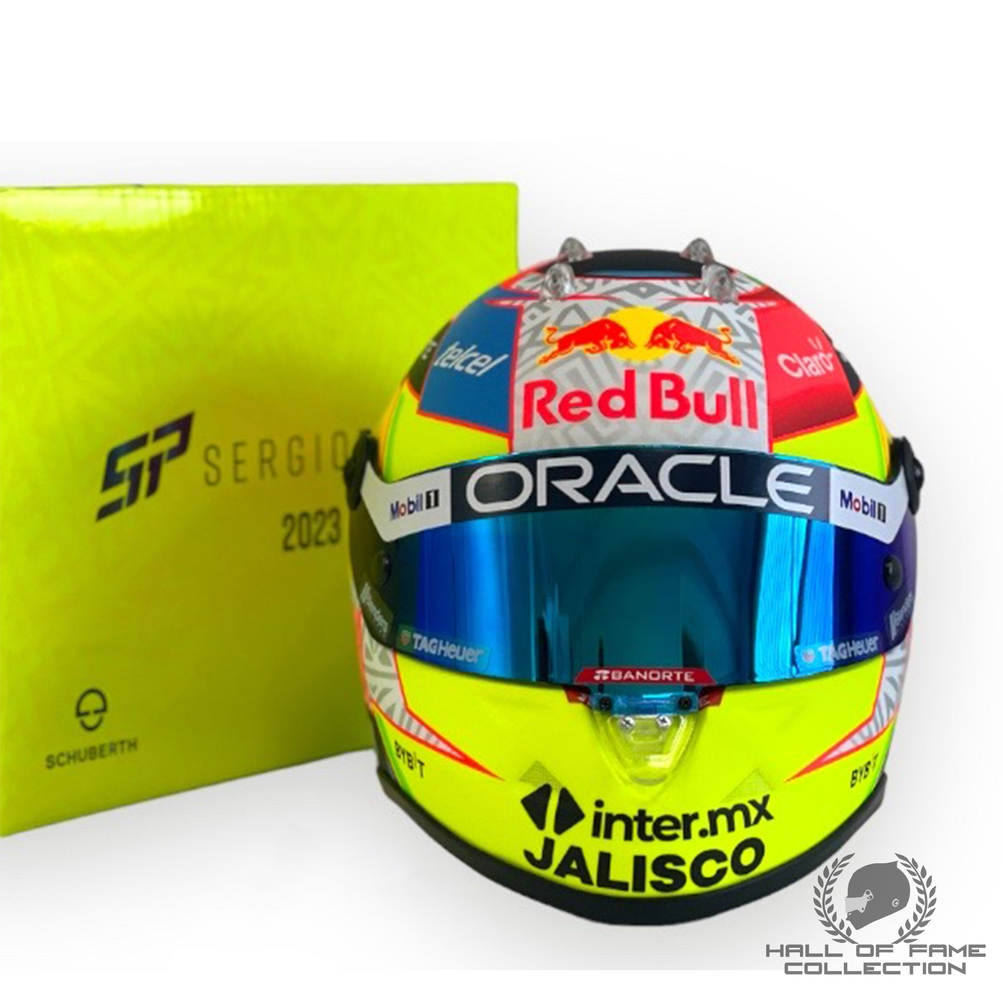 2023 Sergio Perez 1:2 Scale Schuberth Red Bull Racing F1 Helmet