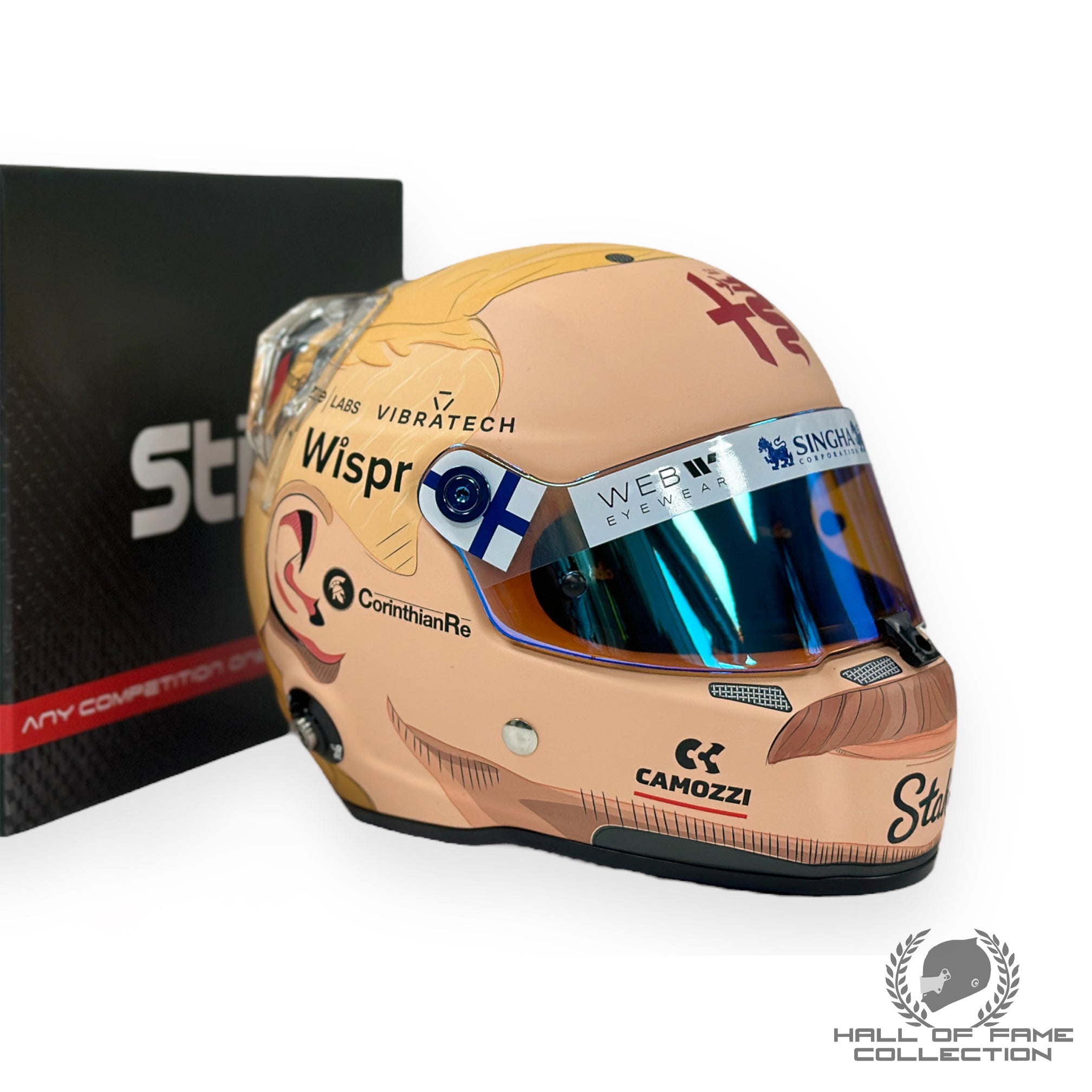 2023 Valtteri Bottas 1/2 Scale Stilo Alfa Romeo Bahrain Test F1 Helmet